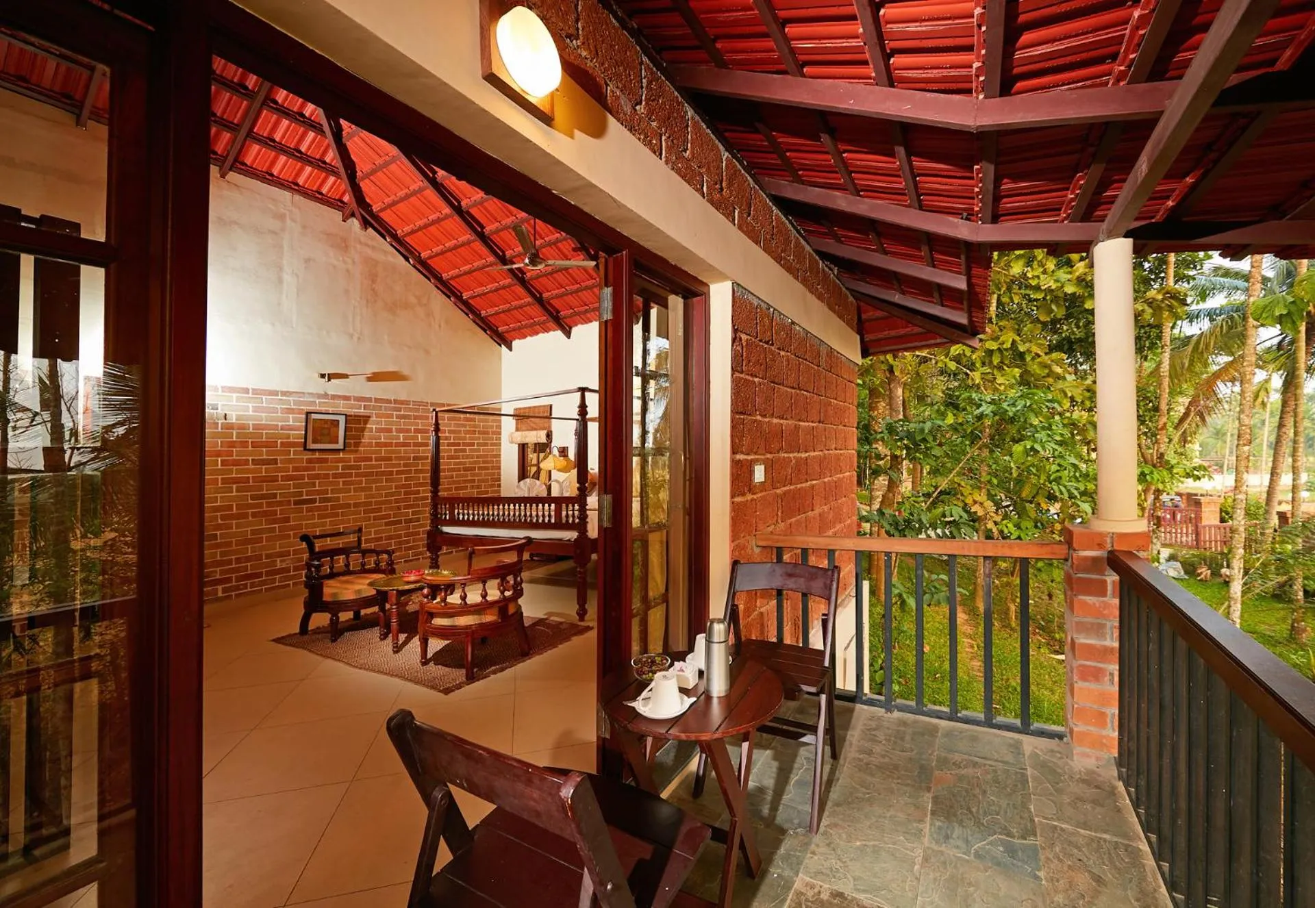 Balcony/Terrace in Raindrops Resorts Wayanad