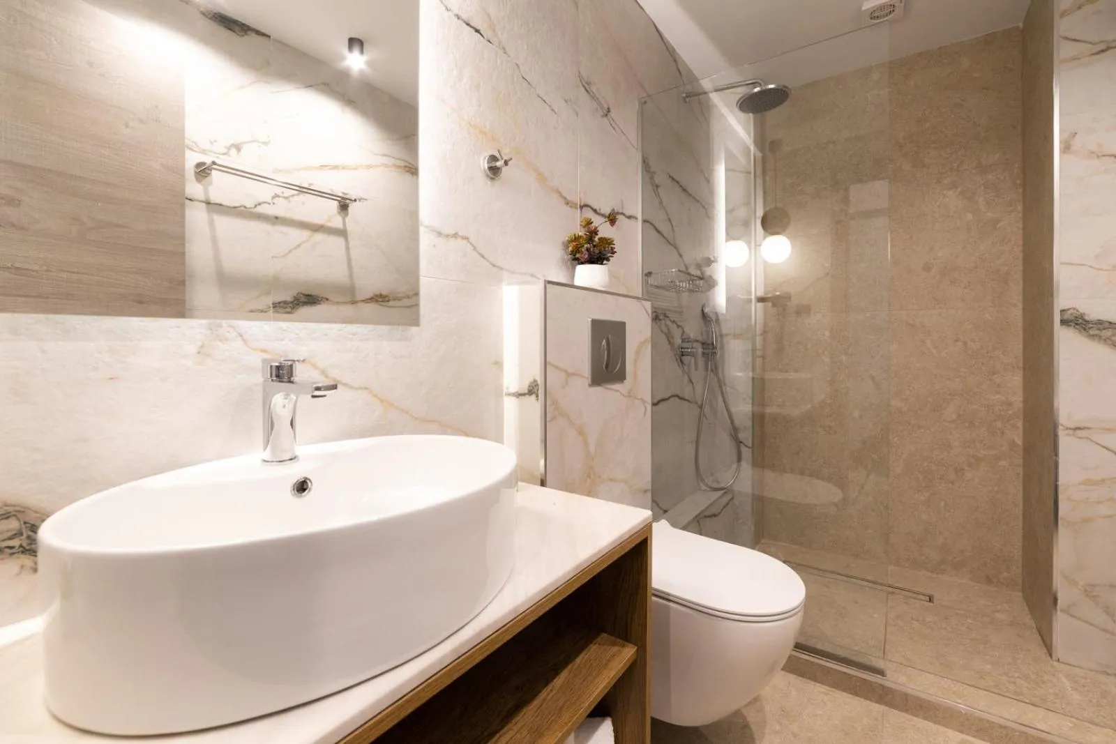 Shower in Mythic Summer Hotel