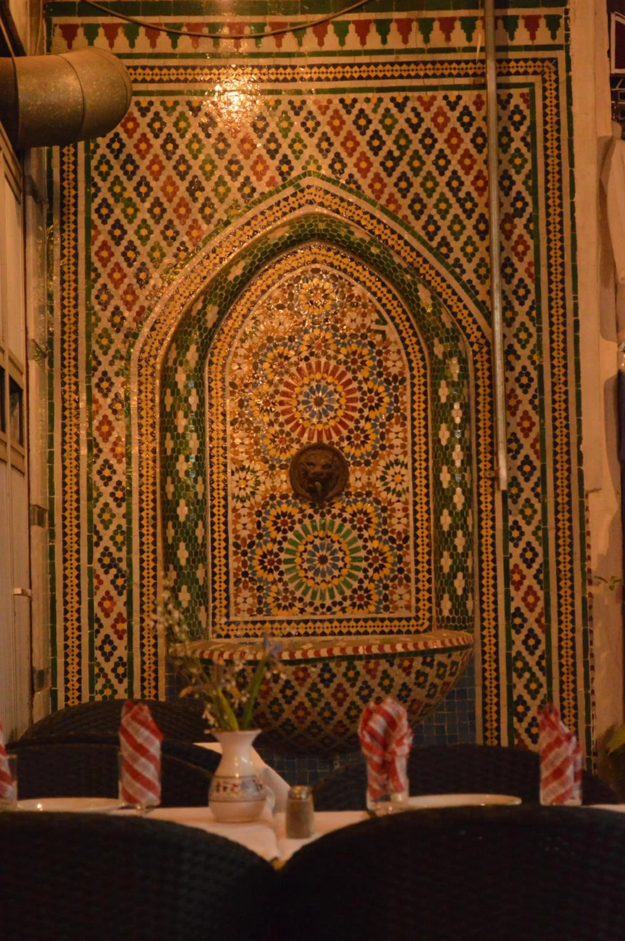 Decorative detail in Hotel Amalay