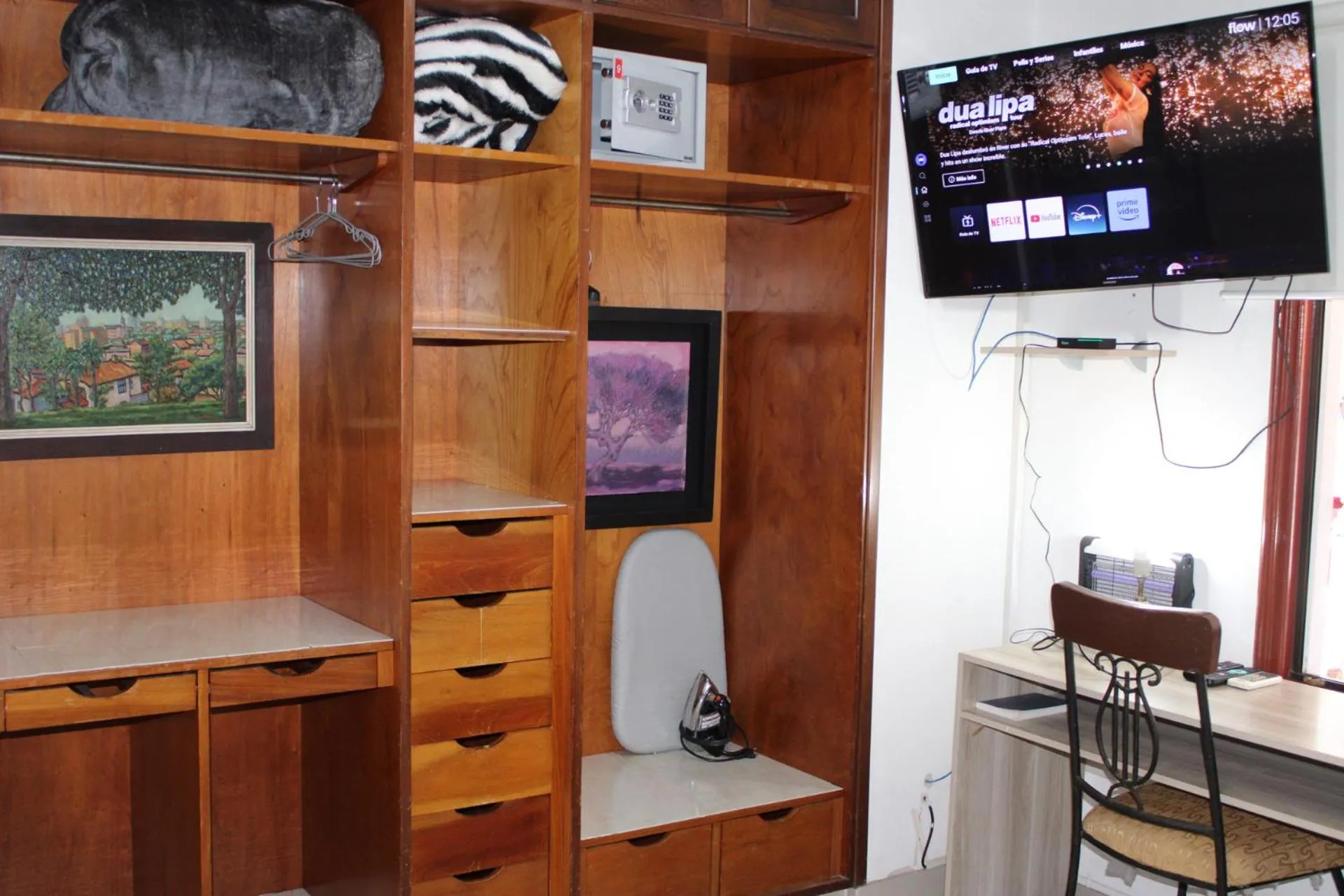 TV and multimedia in Aparthotel Maison Suisse