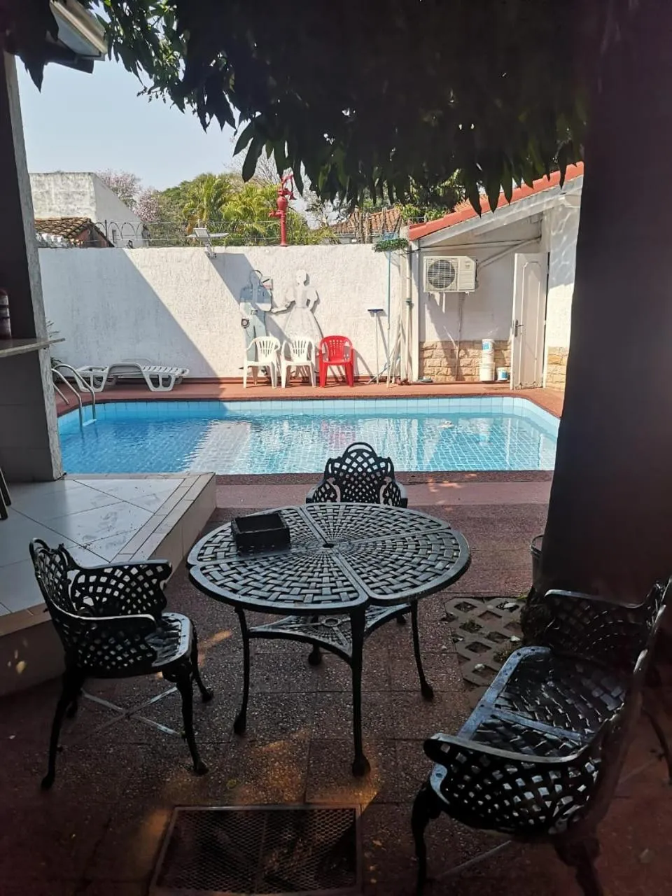 Patio in Aparthotel Maison Suisse