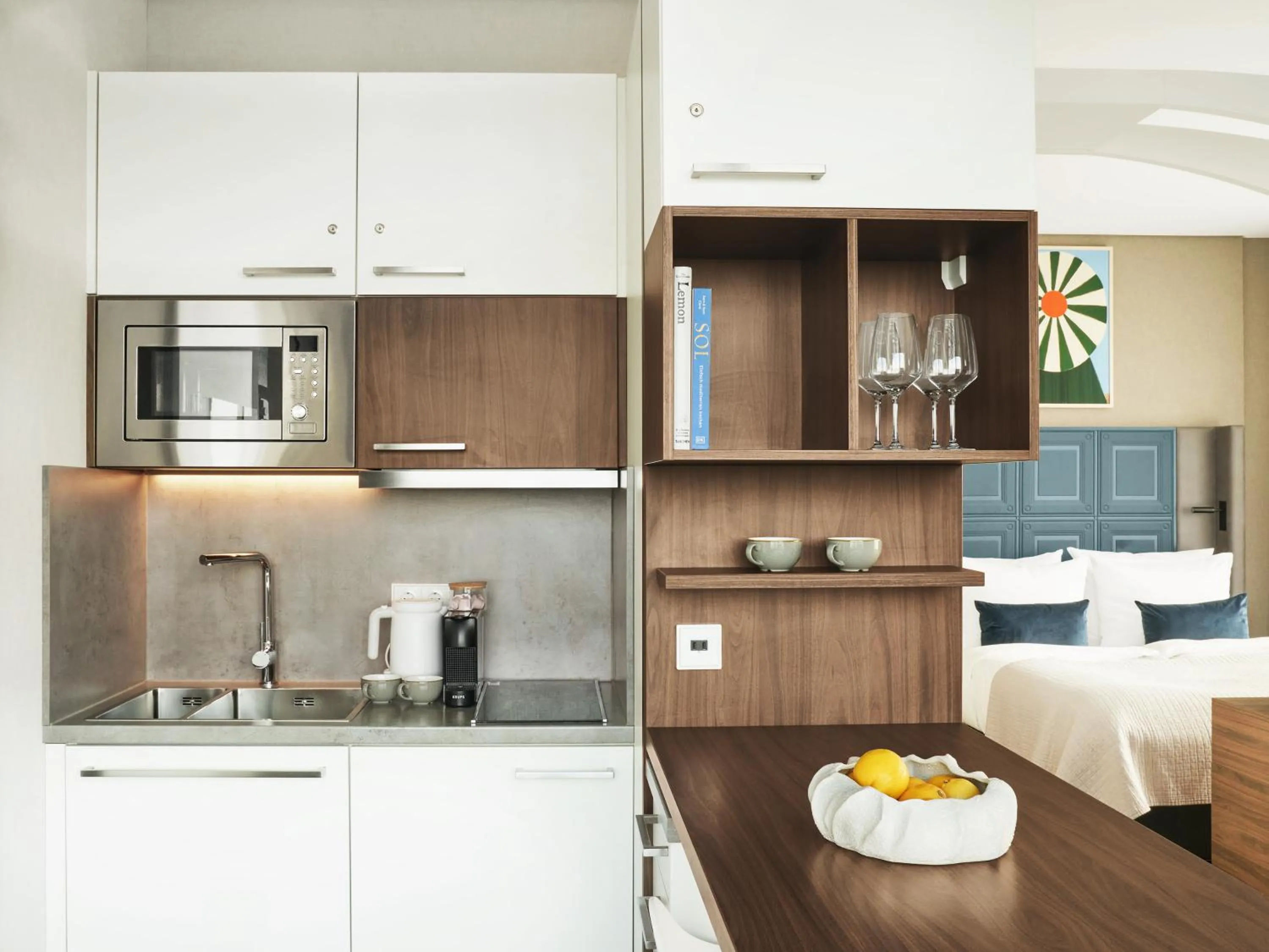 kitchen in Numa Hamburg Fore