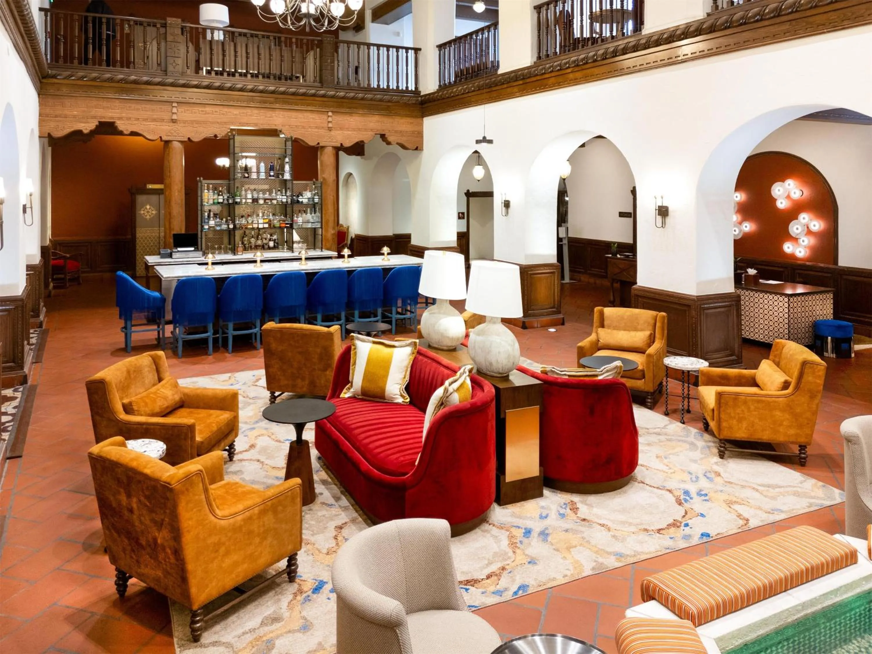 Lobby or reception in Hotel Andaluz Albuquerque, Curio Collection By Hilton