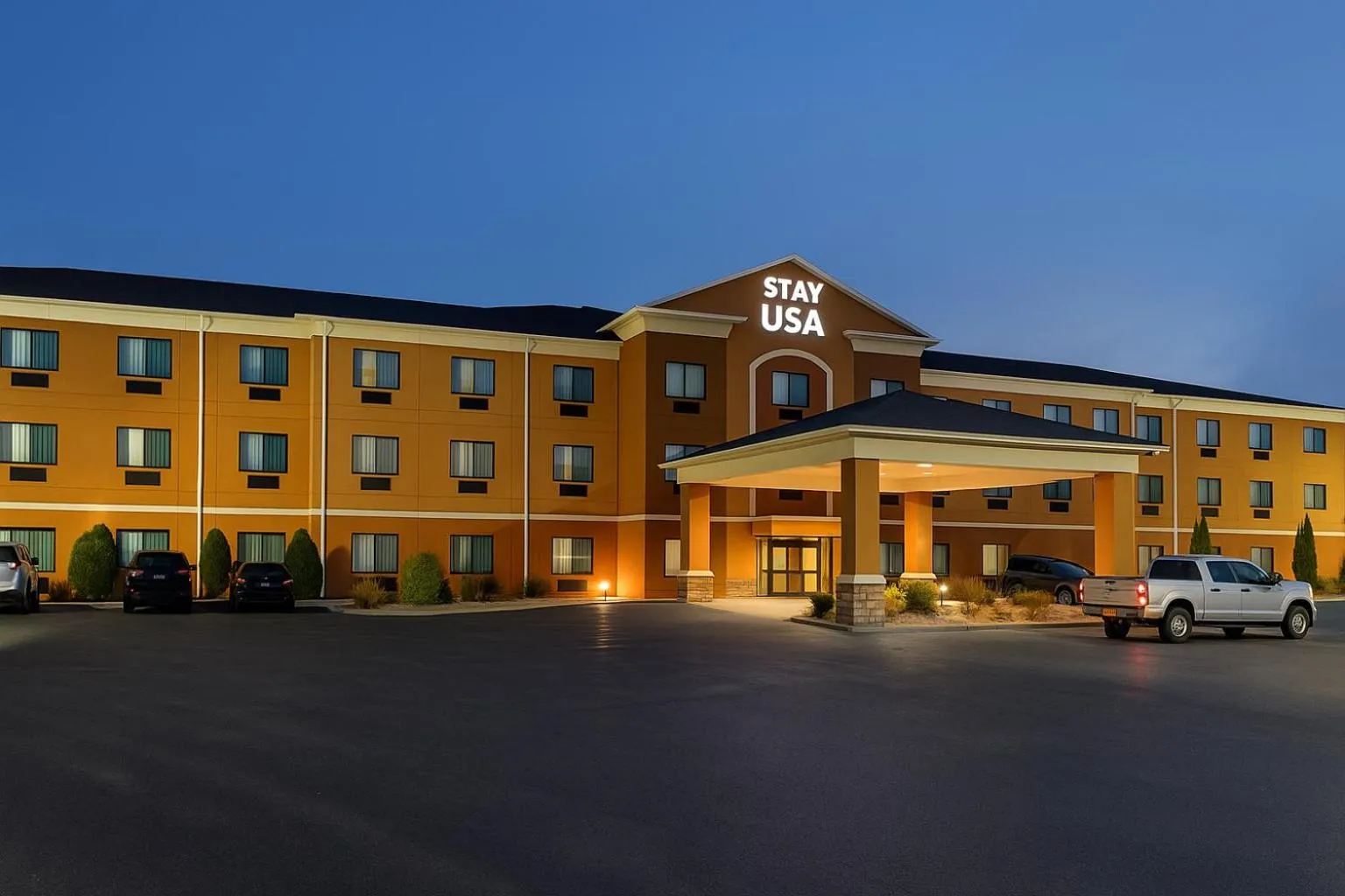 Property building in Stay USA Hotel and Suites