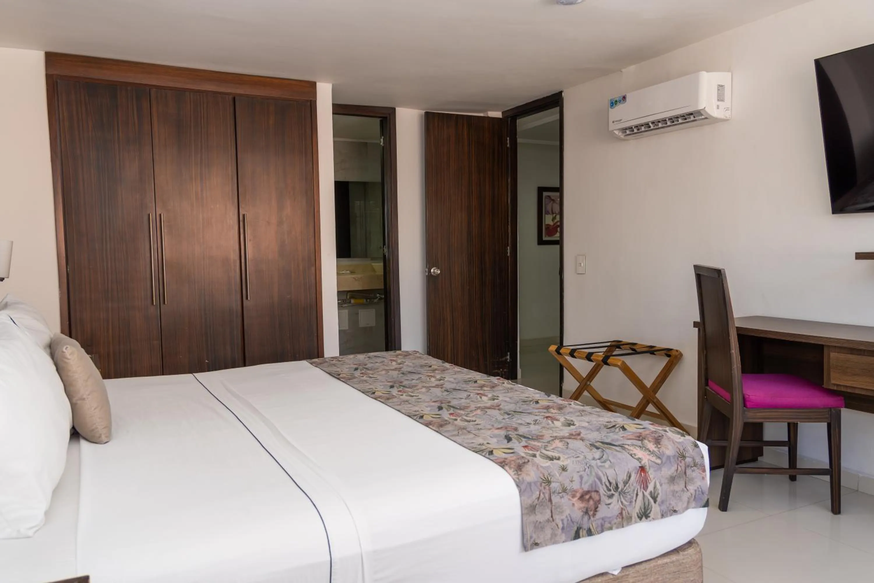 Bed in Hotel Arhuaco Rodadero