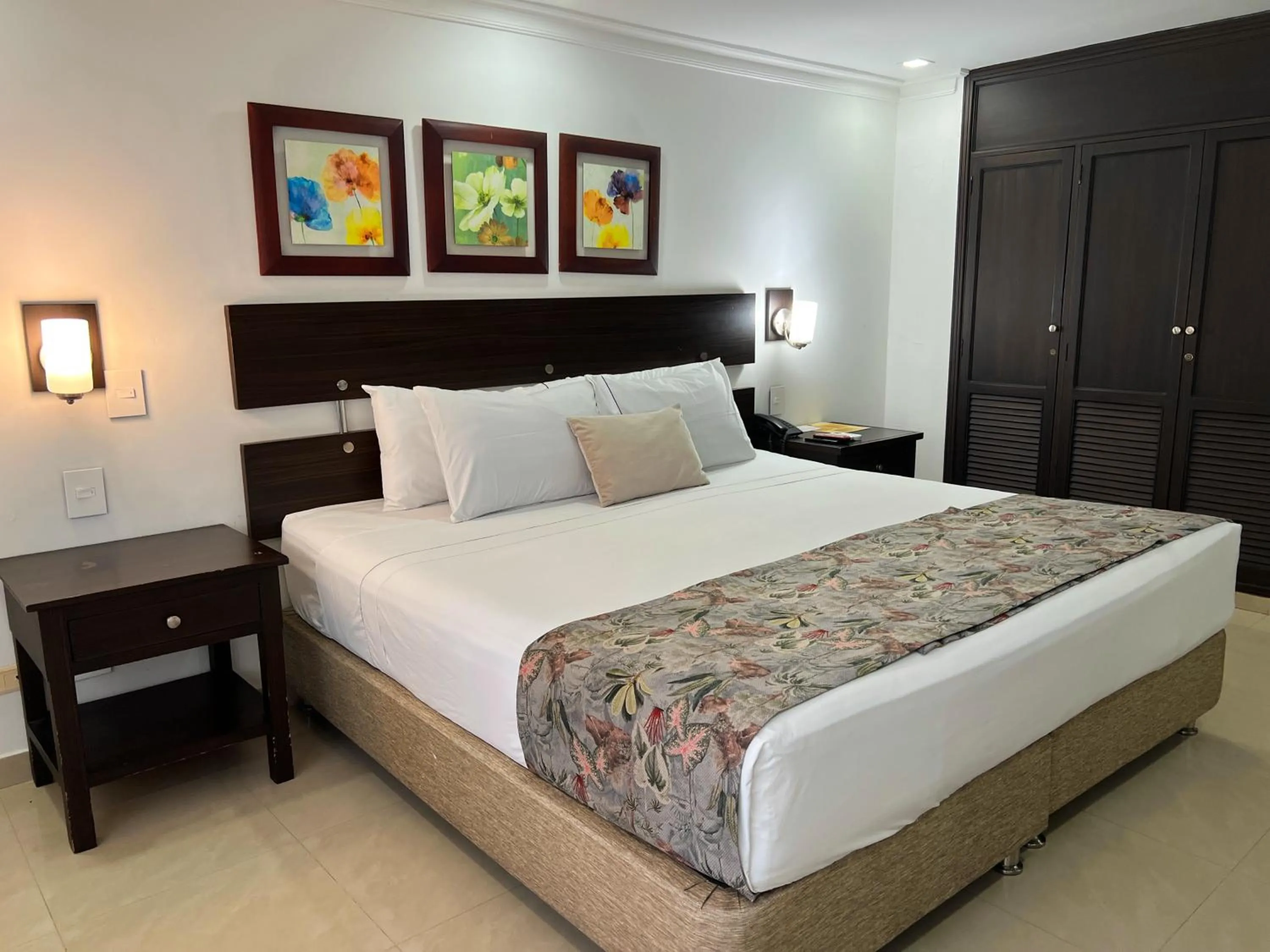 Bed in Hotel Arhuaco Rodadero