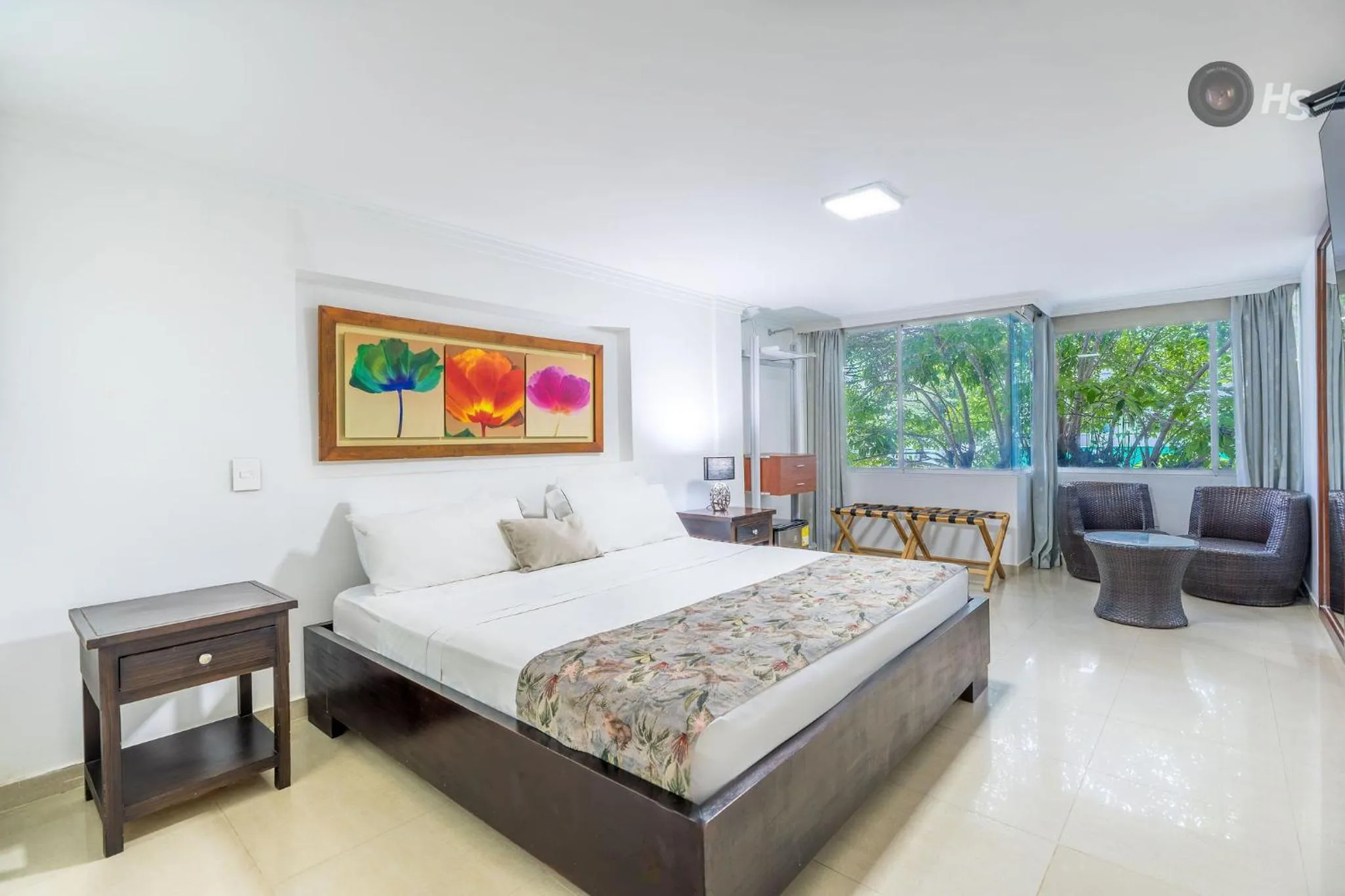 Bed in Hotel Arhuaco Rodadero