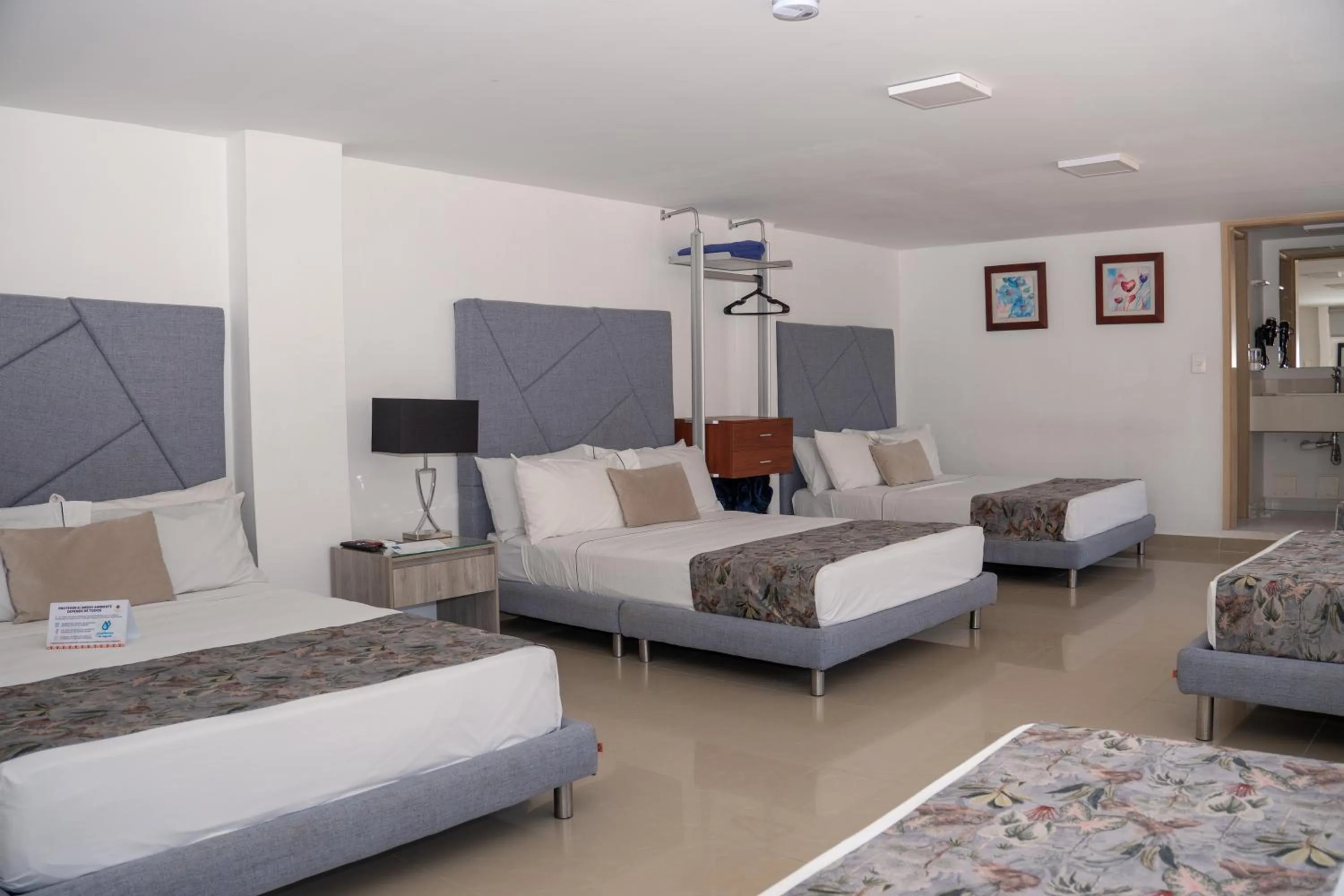 Bed in Hotel Arhuaco Rodadero