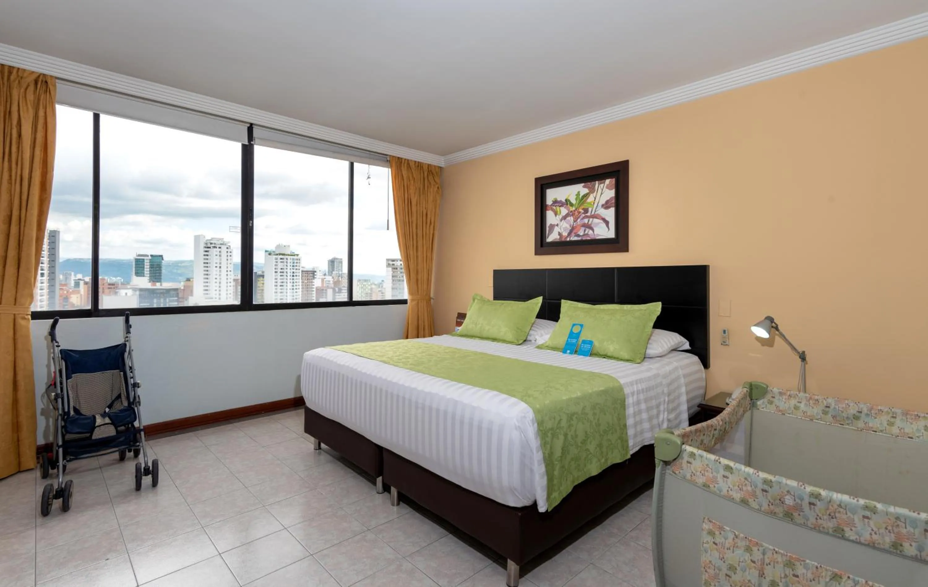 Bed in Hotel Chicamocha