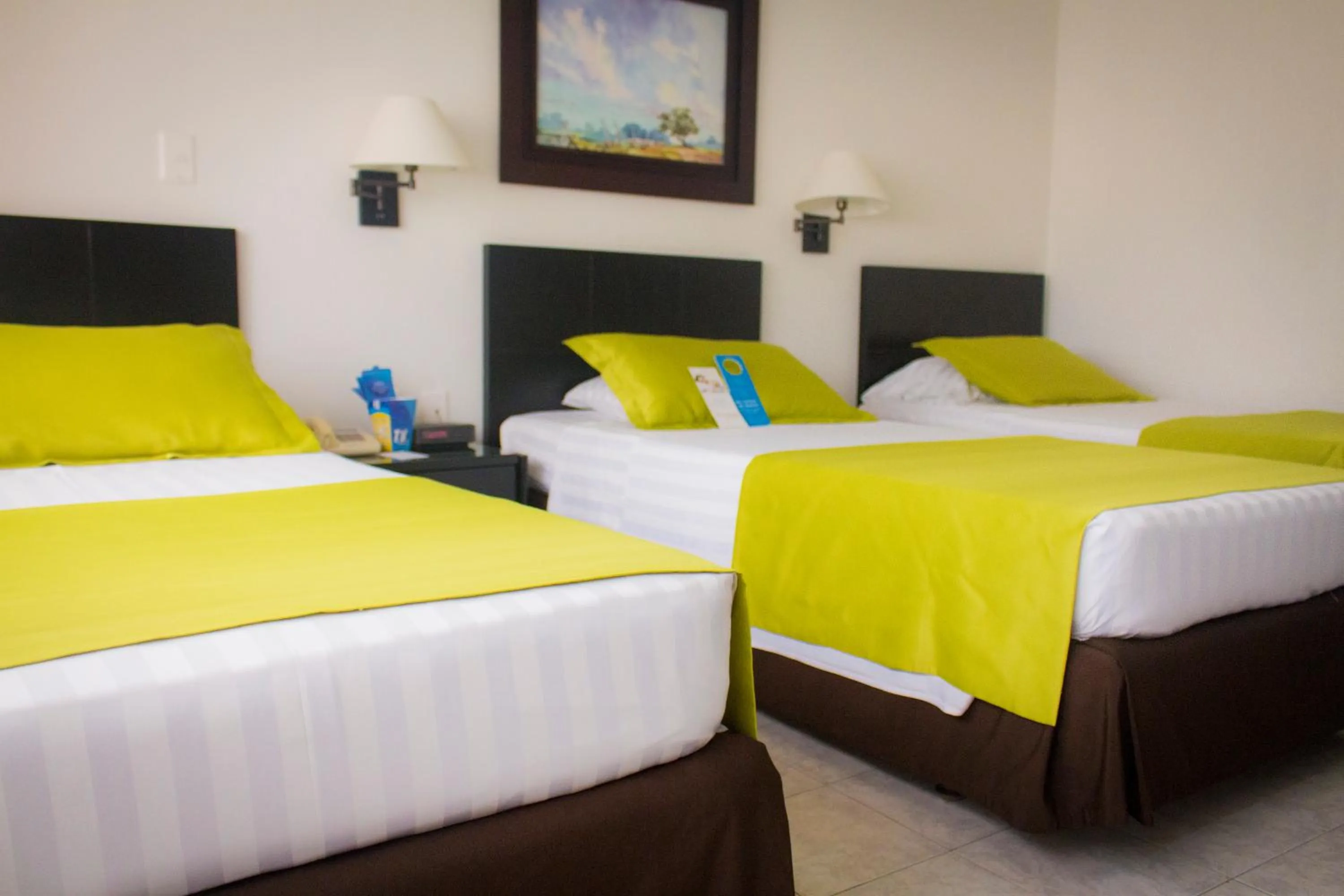 Bed in Hotel Chicamocha