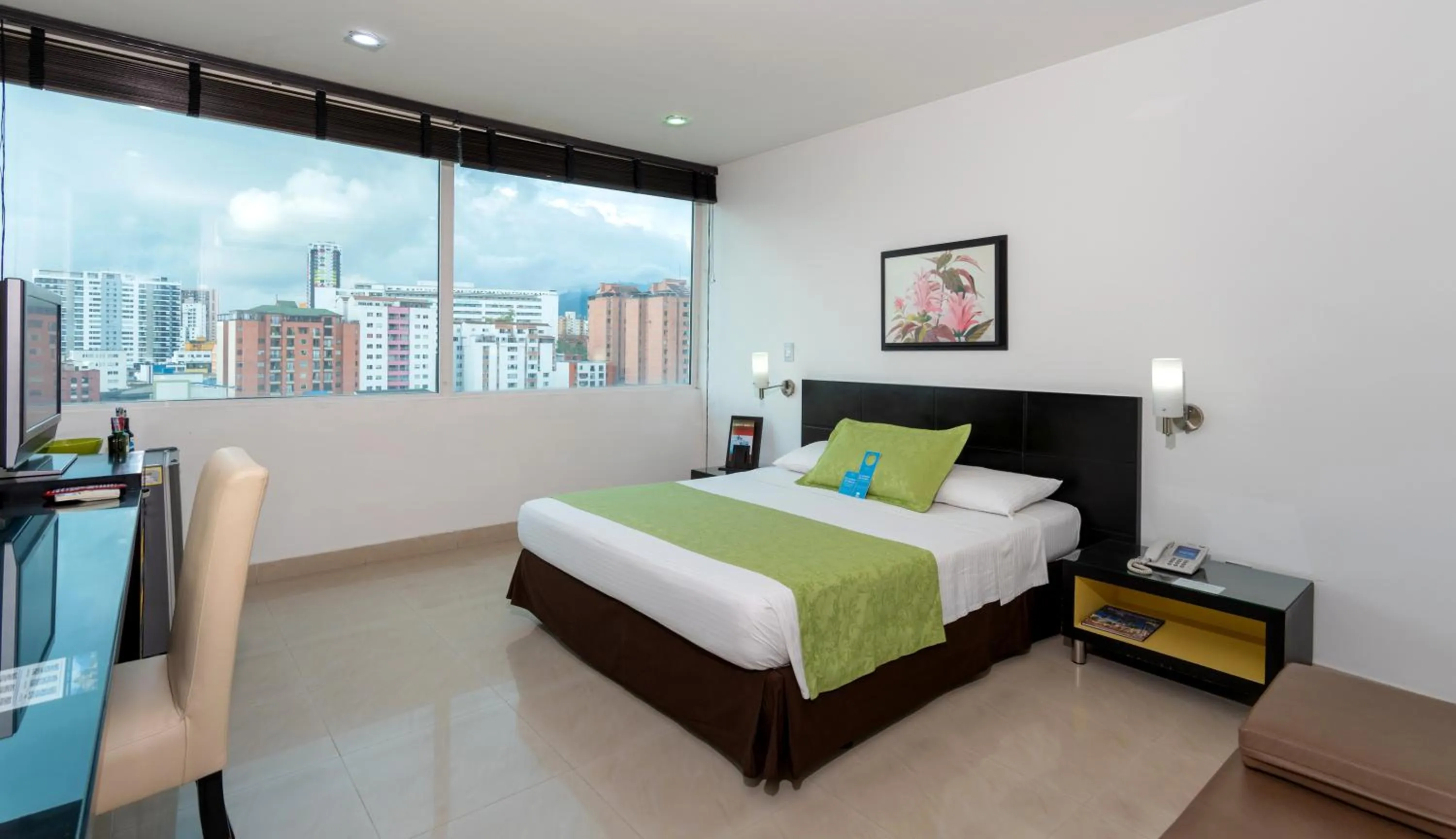 Bed in Hotel Chicamocha