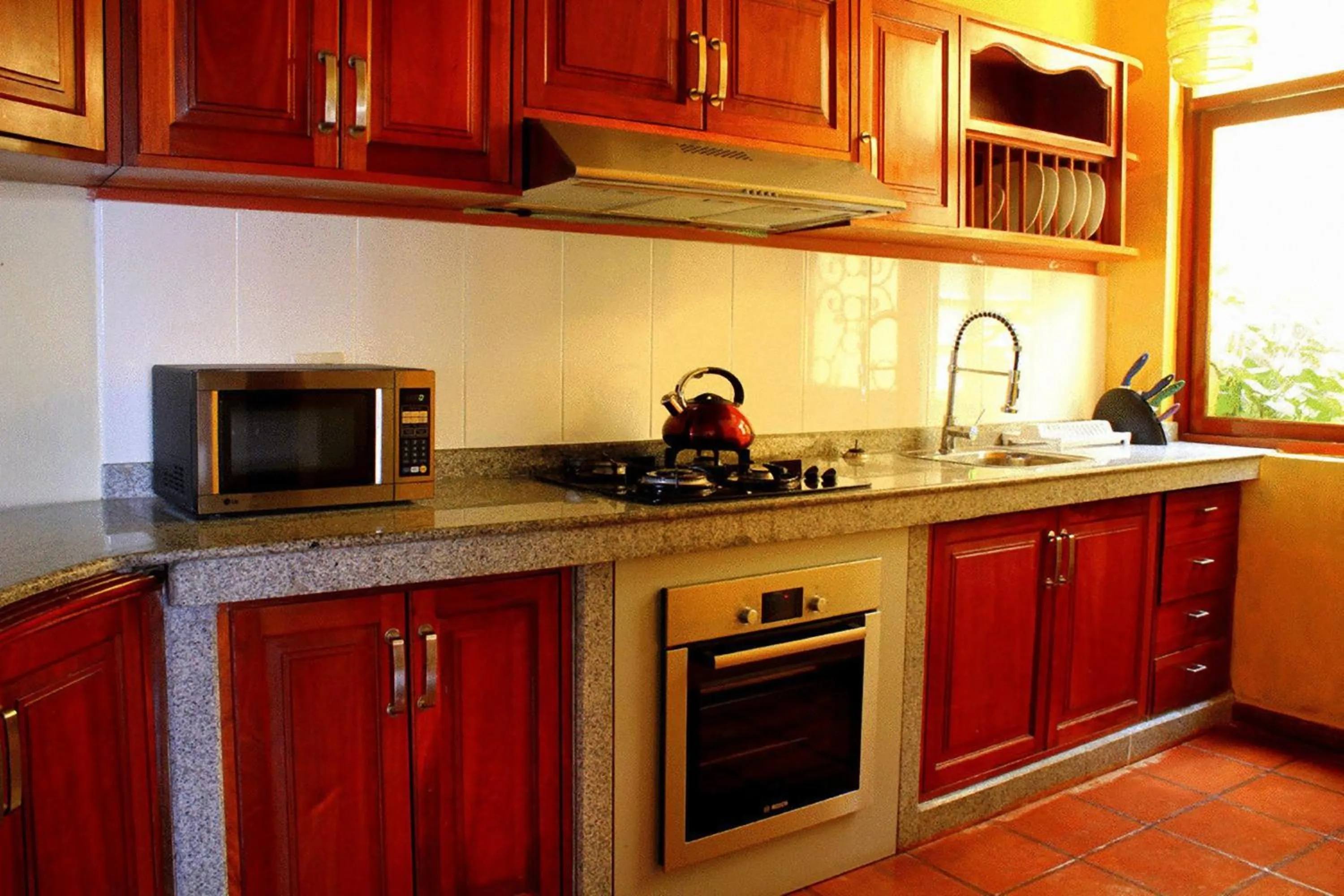 Kitchen or kitchenette in Peru Star Apart-Hotel
