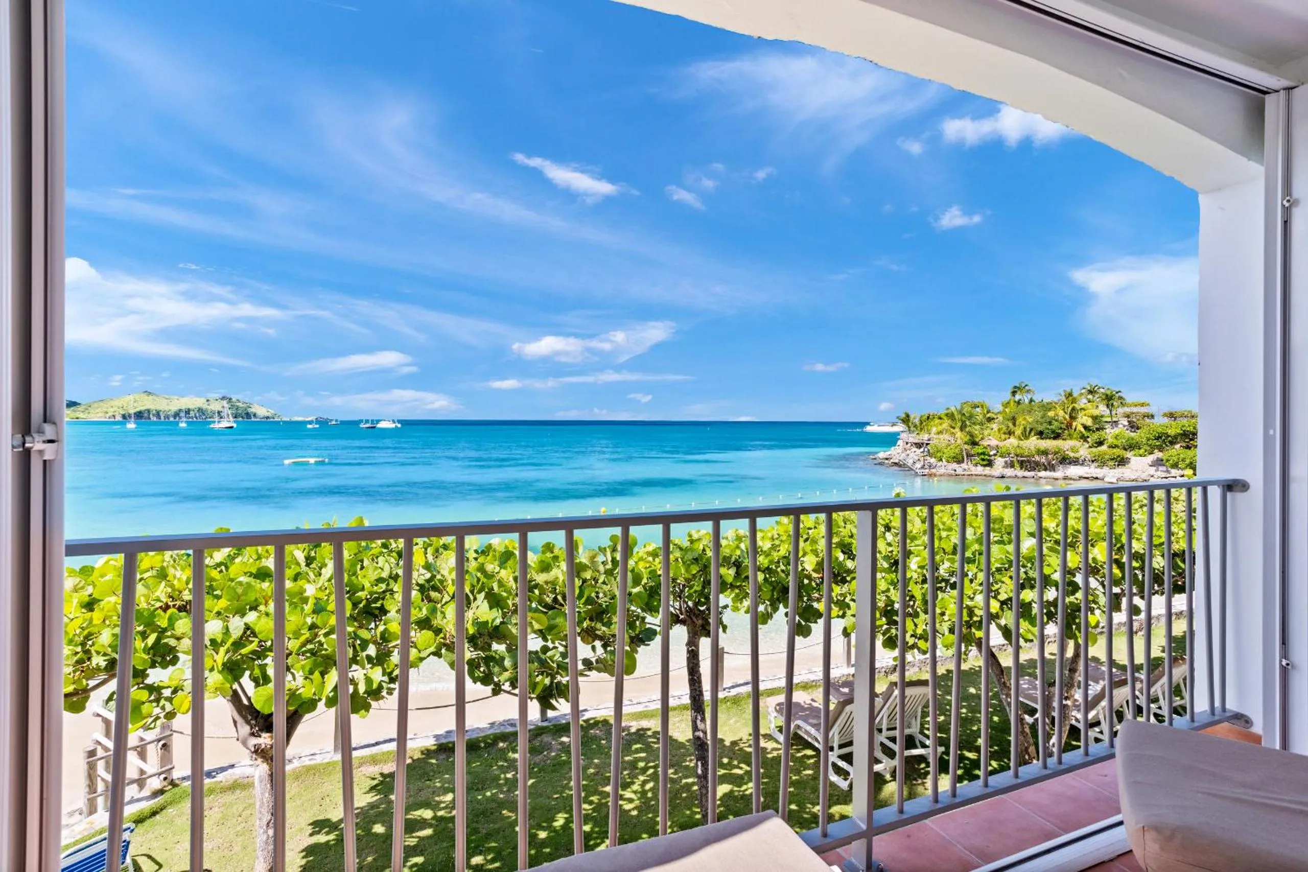 Sea view in Grand Case Beach Club