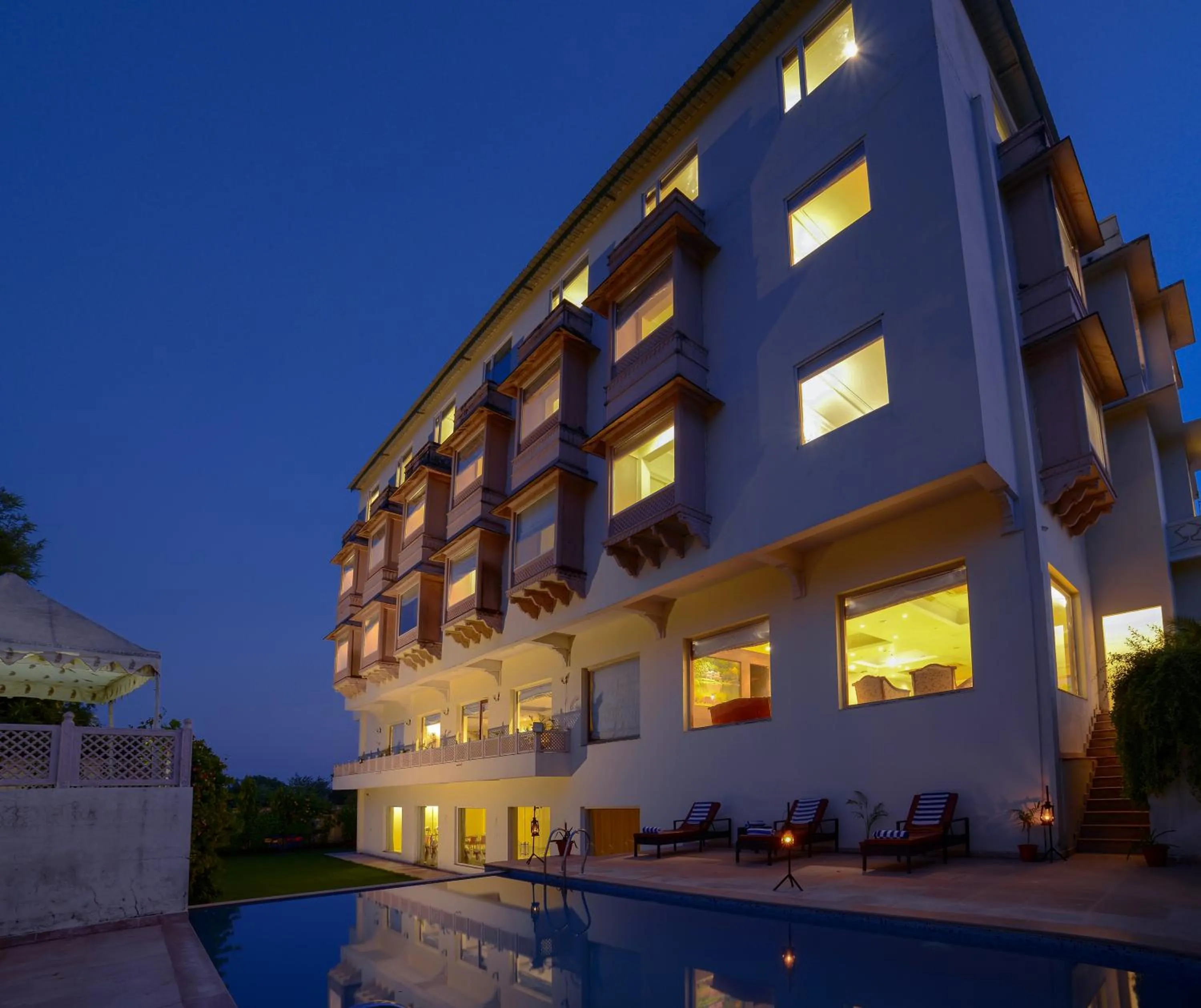 Property building in WelcomHeritage Mount Valley Resort Ranthambore