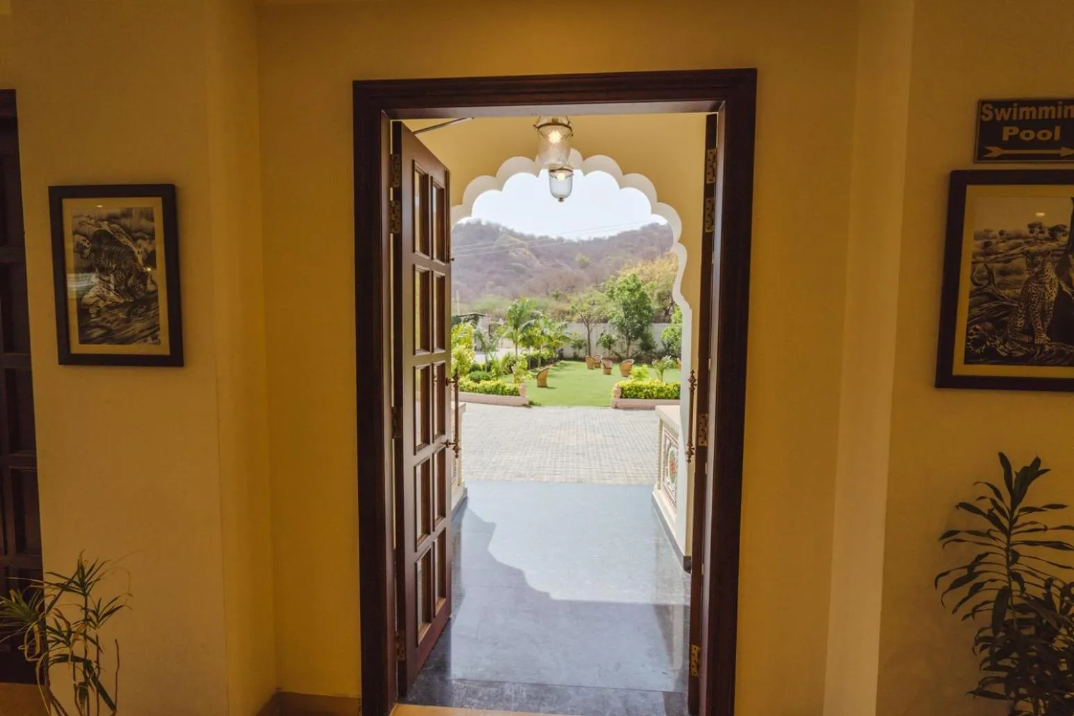 Natural landscape in WelcomHeritage Mount Valley Resort Ranthambore