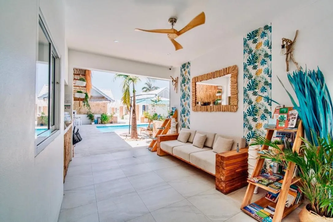 Patio in So KohKoon Beach Resort