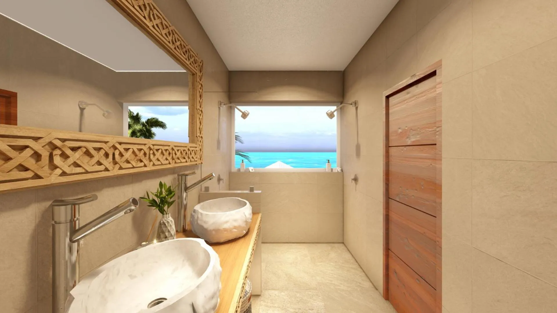 Bathroom in So KohKoon Beach Resort