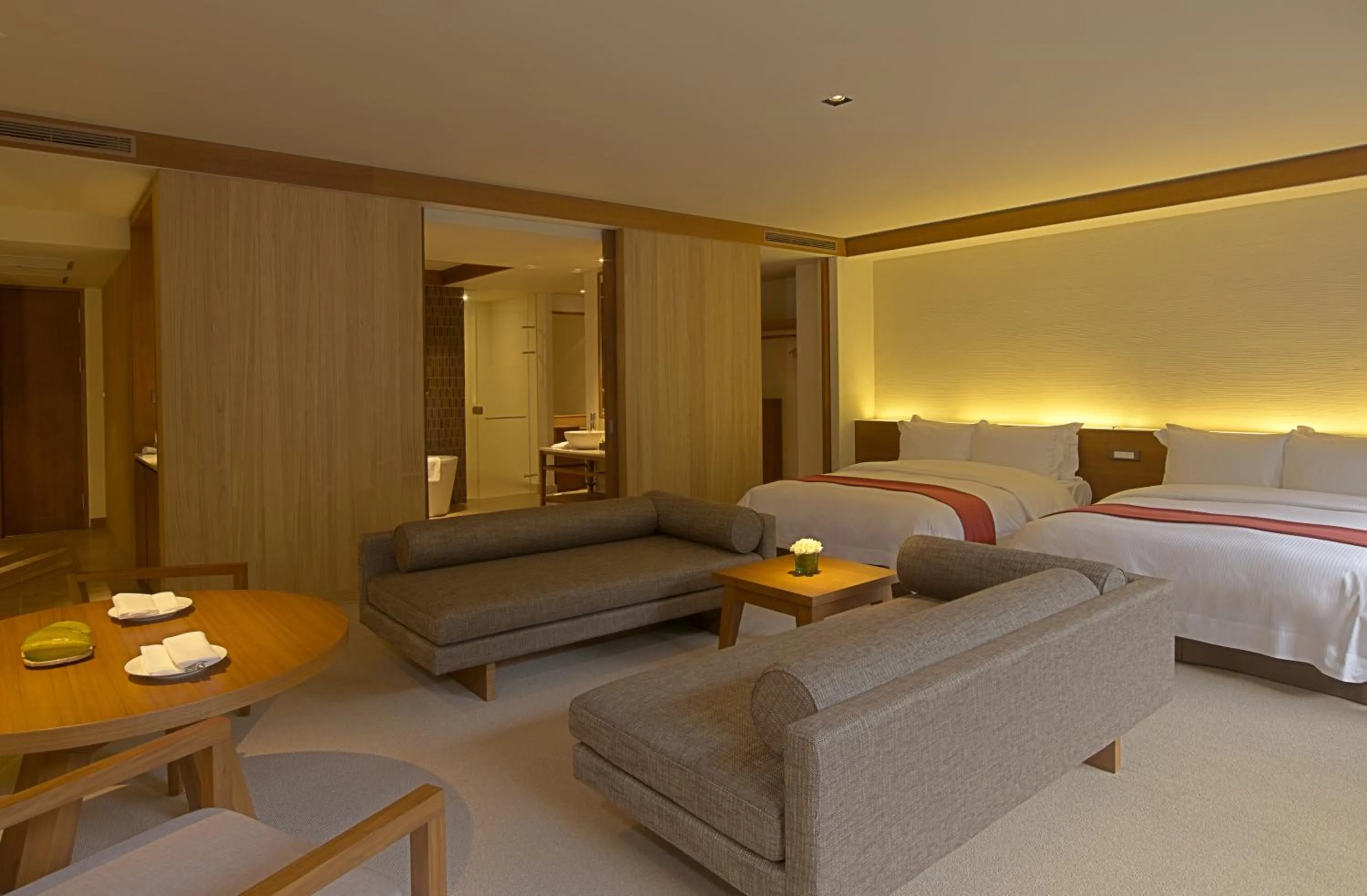 Photo of the whole room, Bed in Silks Place Taroko Hotel