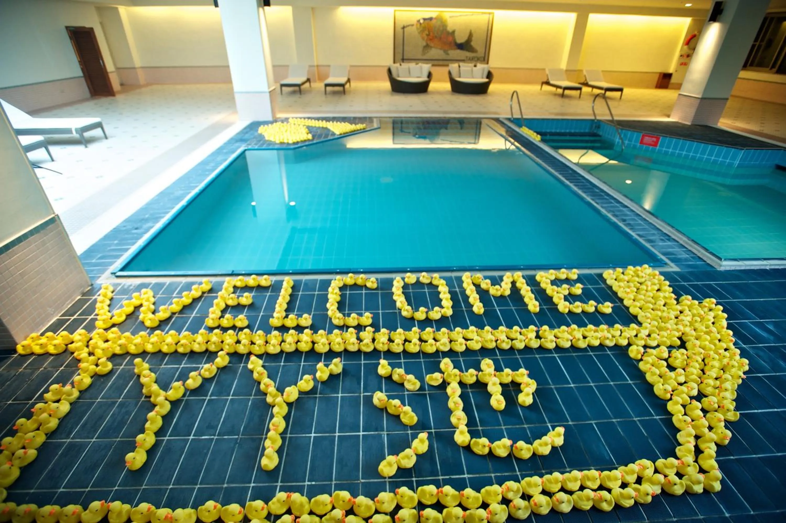 Swimming pool in Silks Place Taroko Hotel