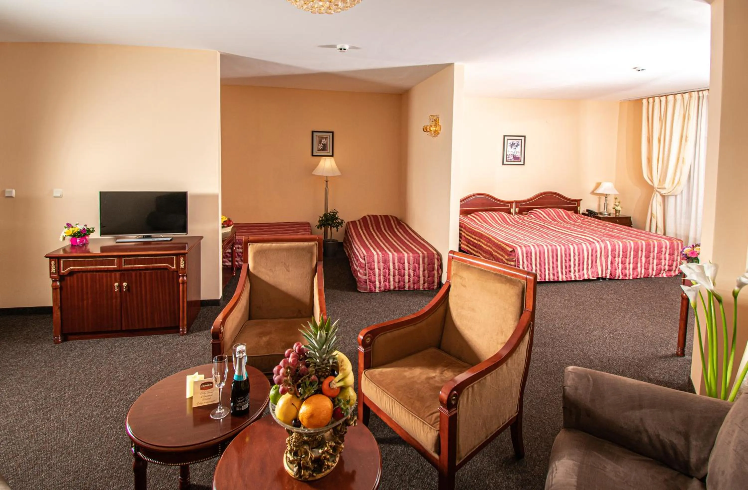 Bed in Hotel Princess Residence