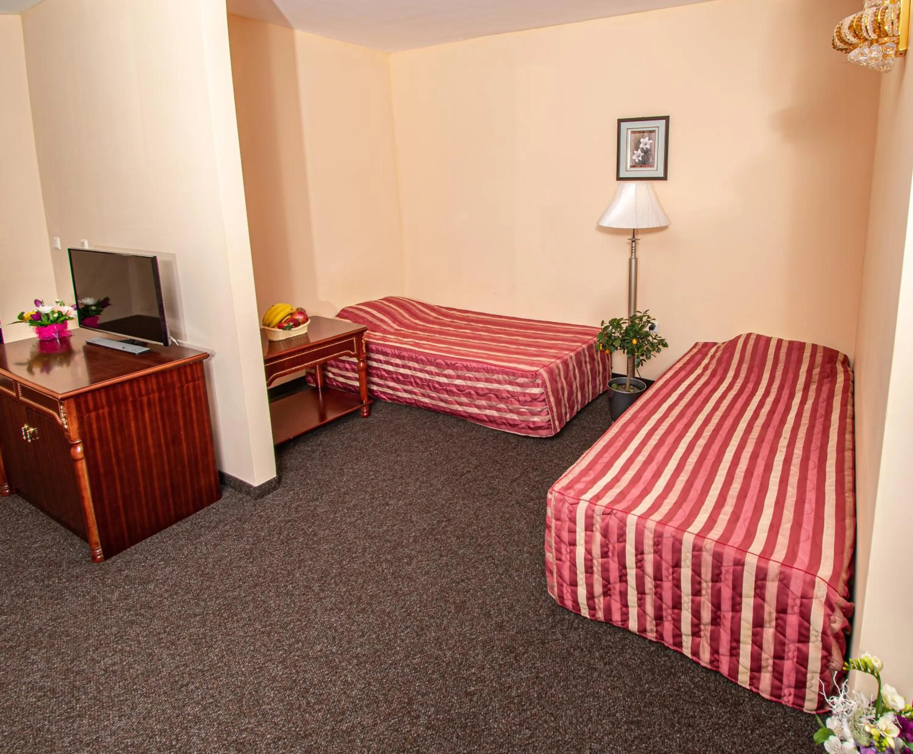 Bed in Hotel Princess Residence