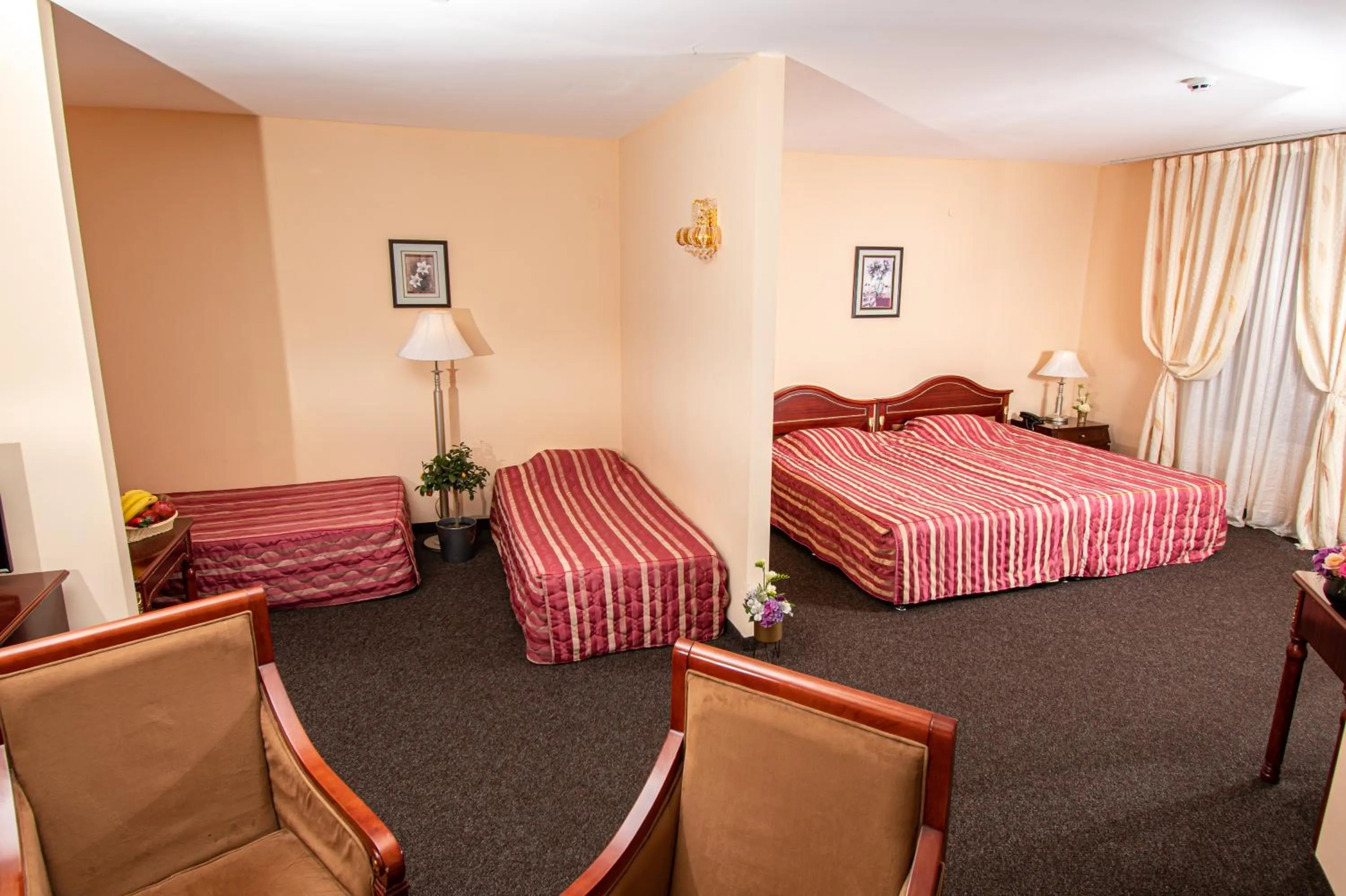 Bed in Hotel Princess Residence