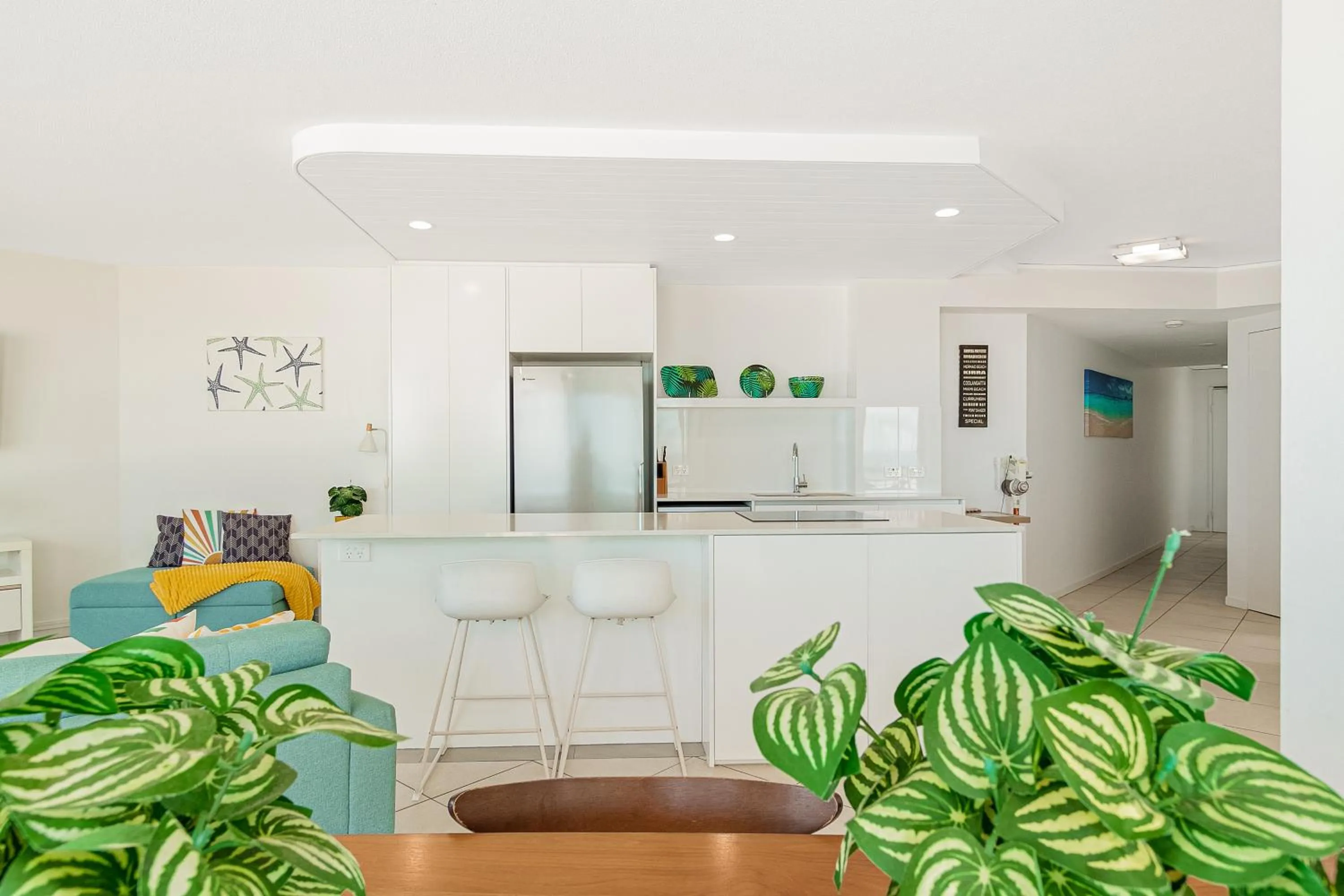 kitchen in Oceanside Resort - Absolute Beachfront Apartments