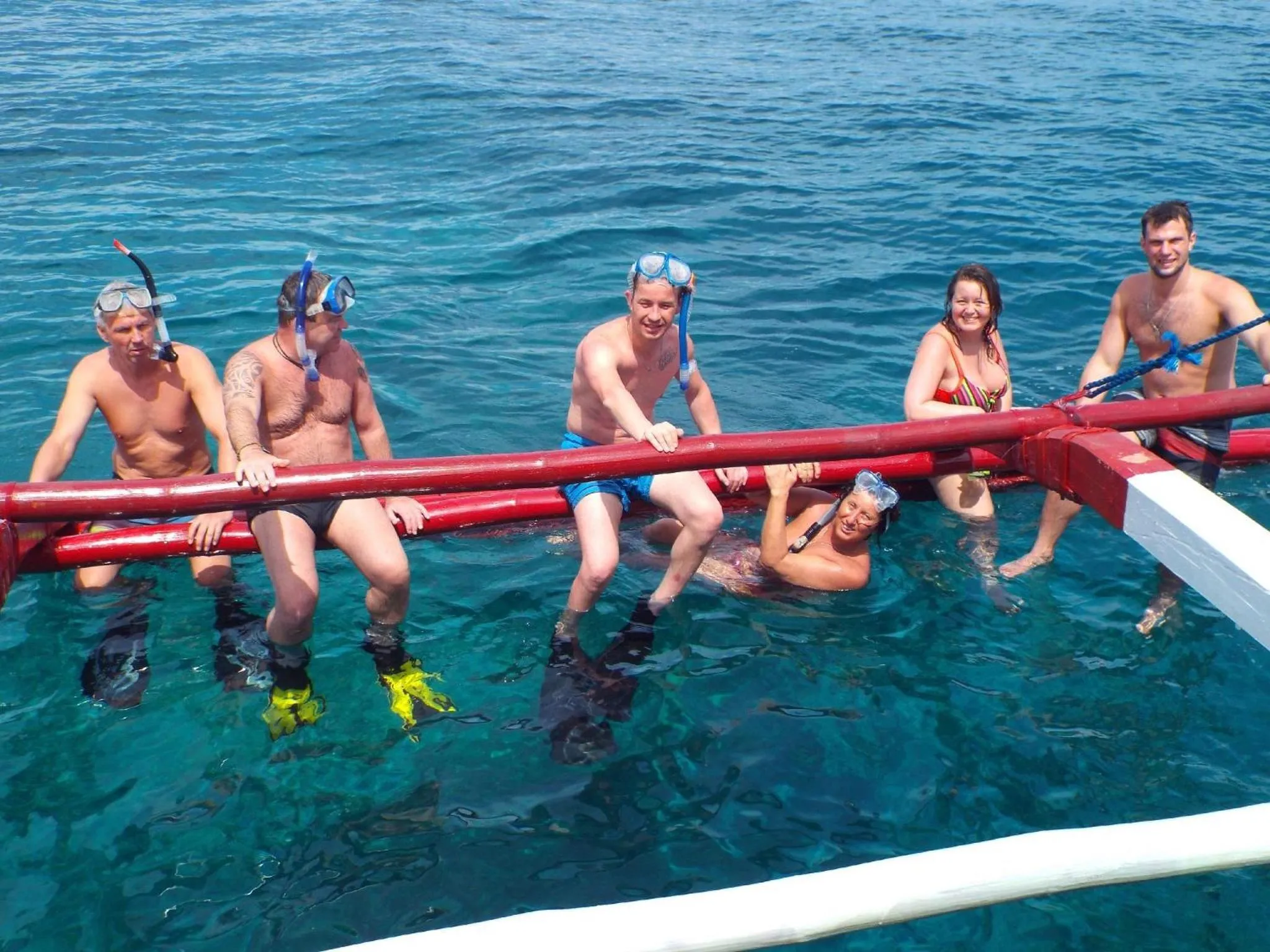 Snorkeling in Sablayan Gustav's Place Silver Beach Dive Resort