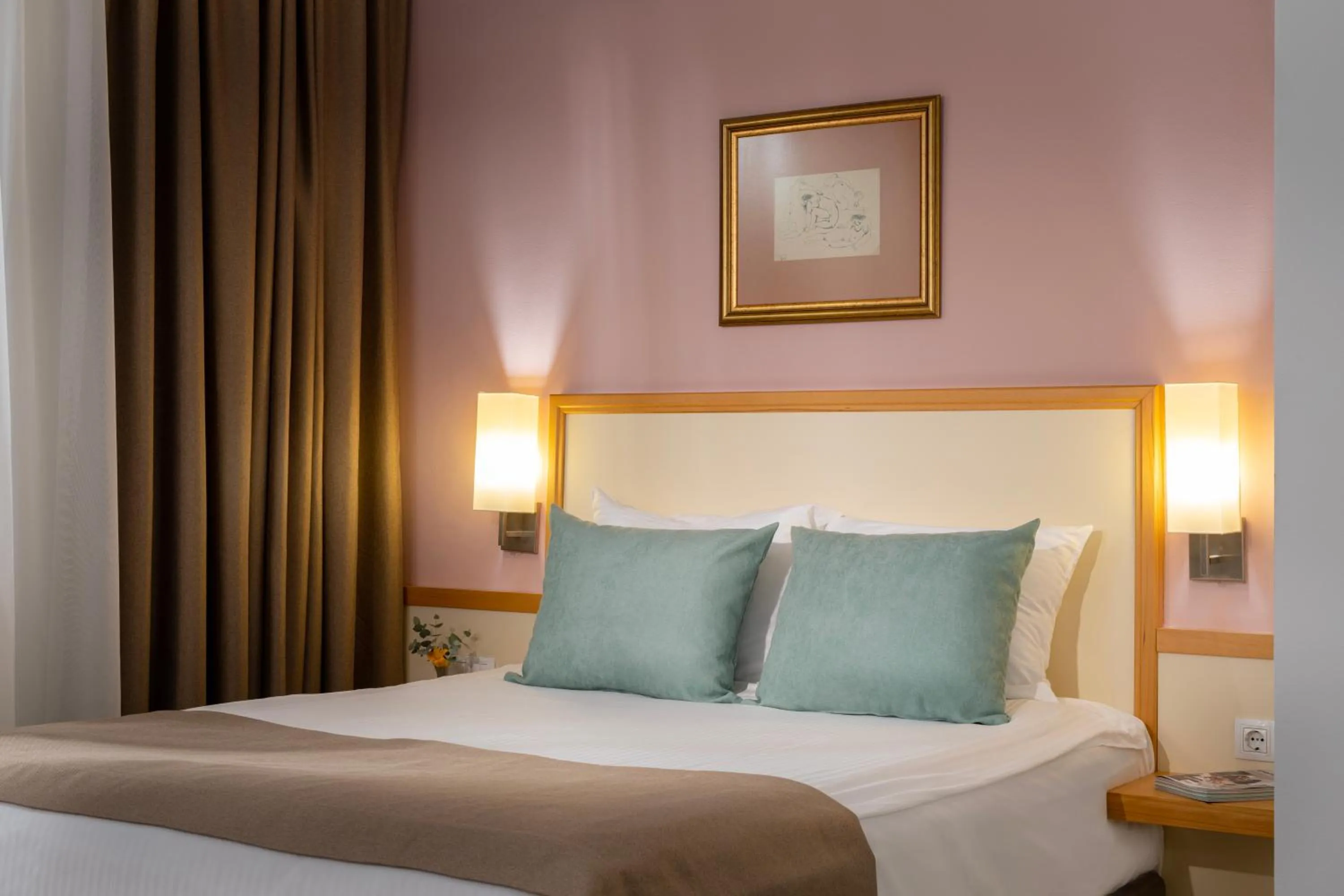 Bed in Arte Sofia Hotel