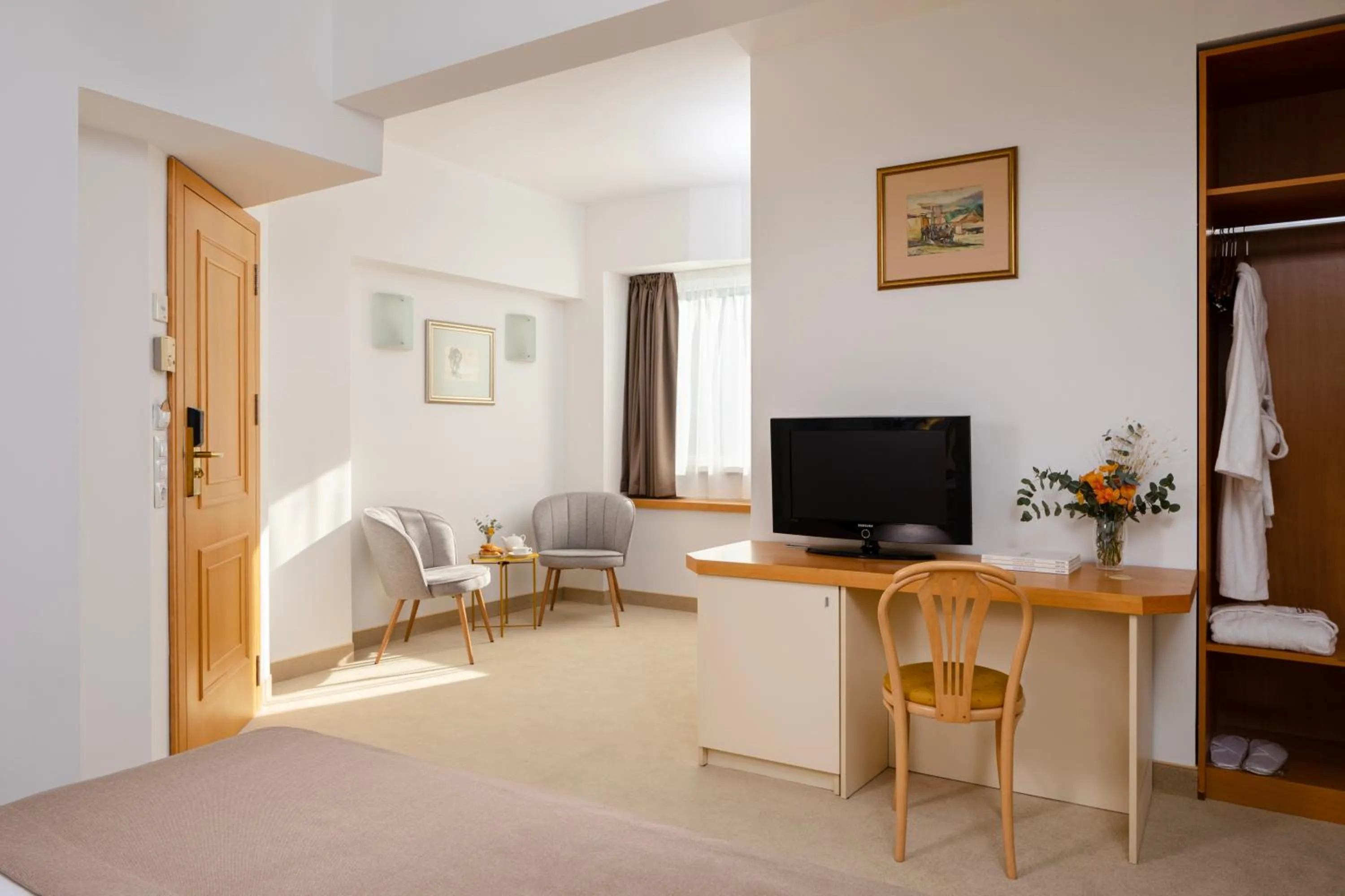 Bed in Arte Sofia Hotel