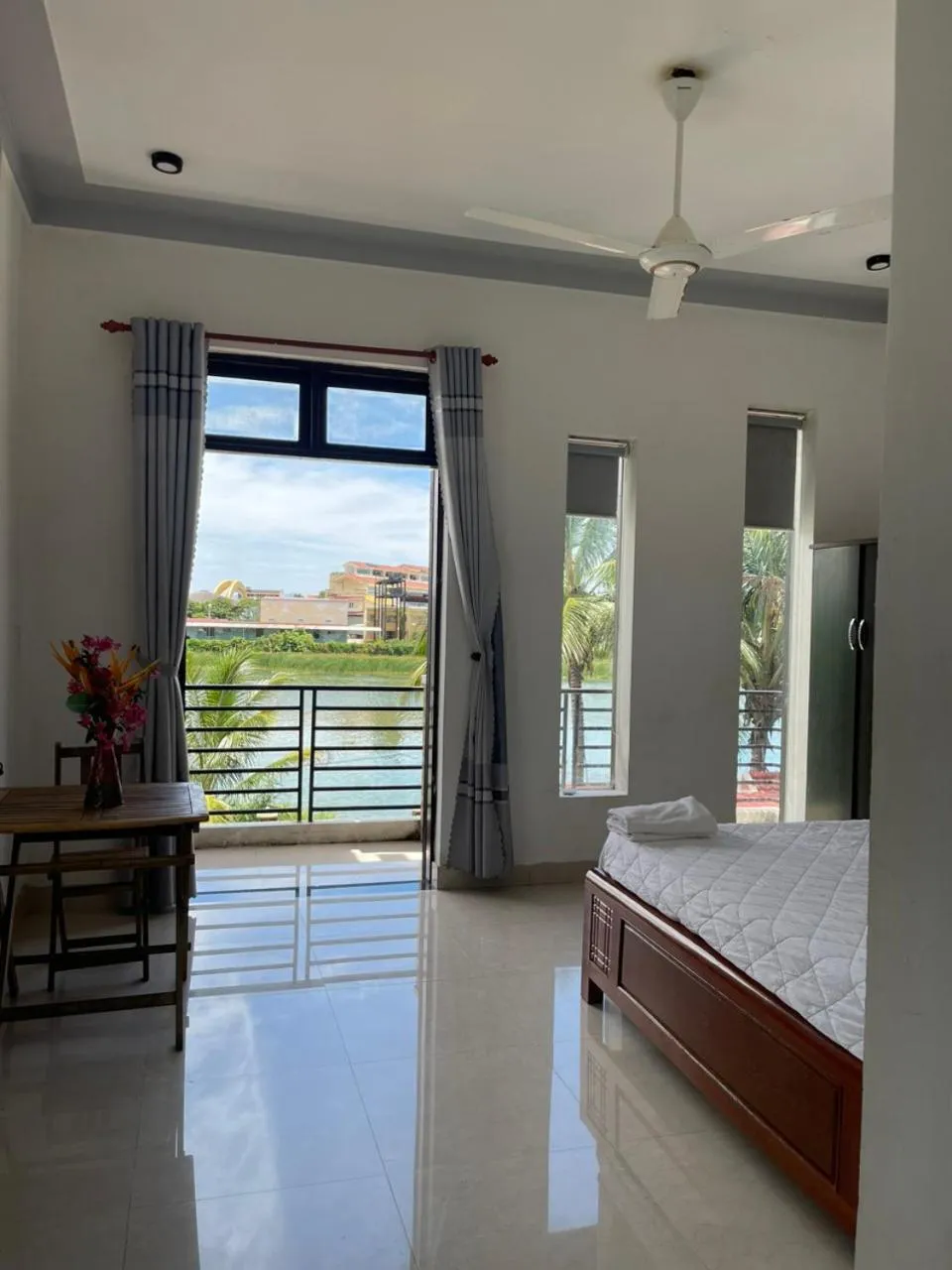 Bed in Hoi An Corn Riverside Villa