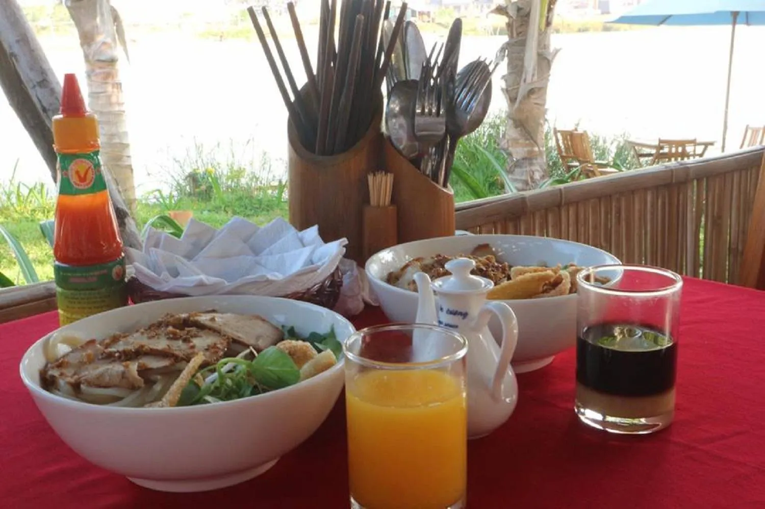 Breakfast in Hoi An Corn Riverside Villa
