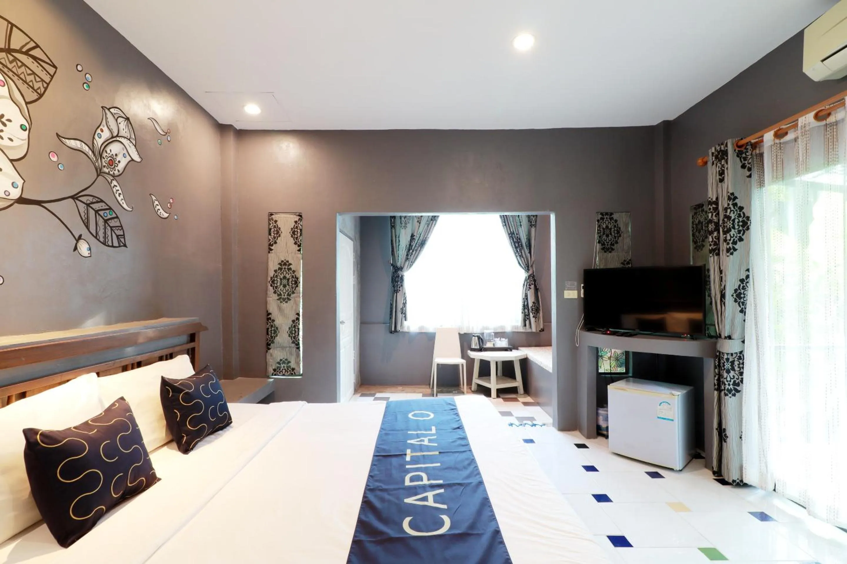 Bedroom, Bed in Capital O 464 At Nata Chiangmai Chic Jungle