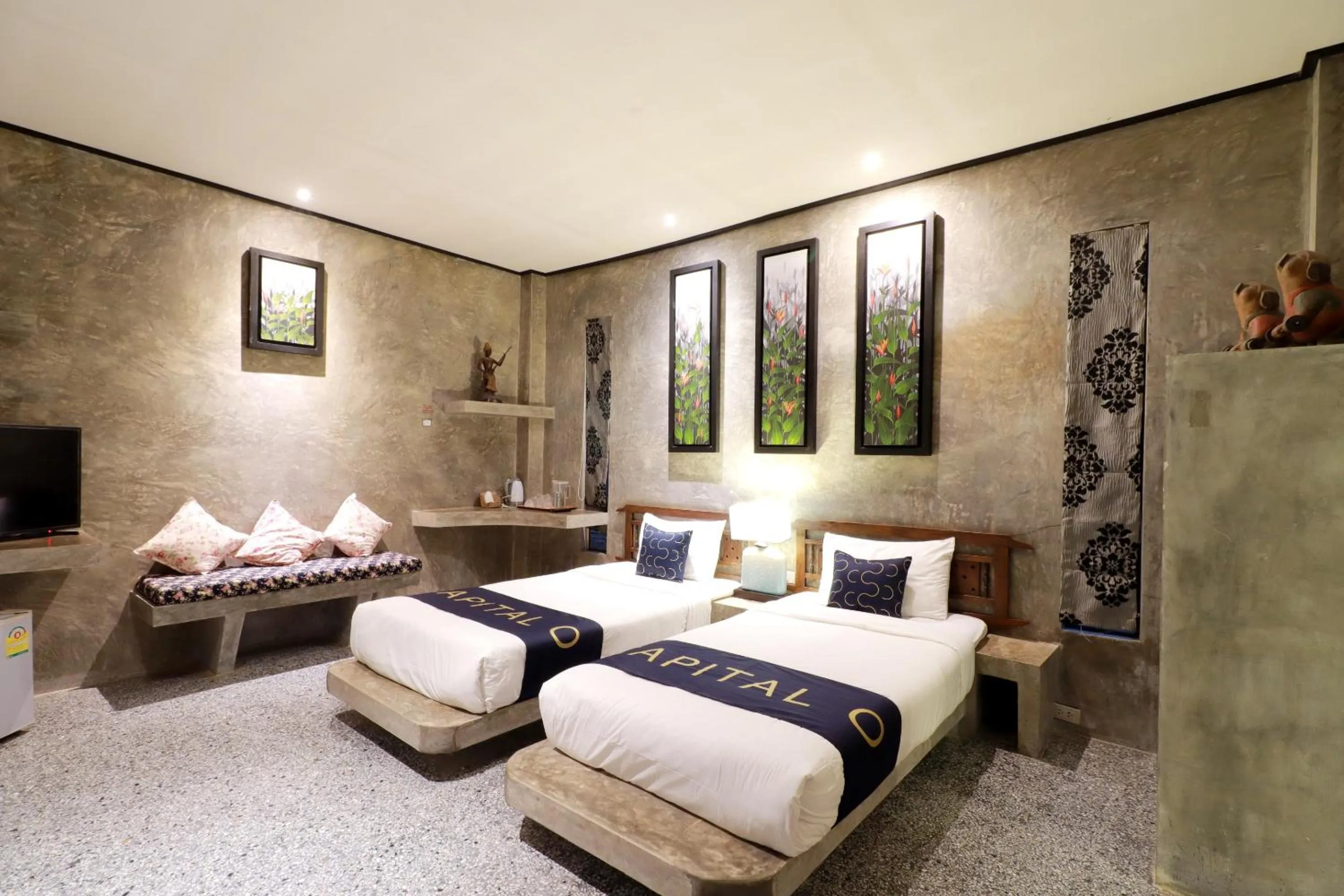 Bedroom, Bed in Capital O 464 At Nata Chiangmai Chic Jungle