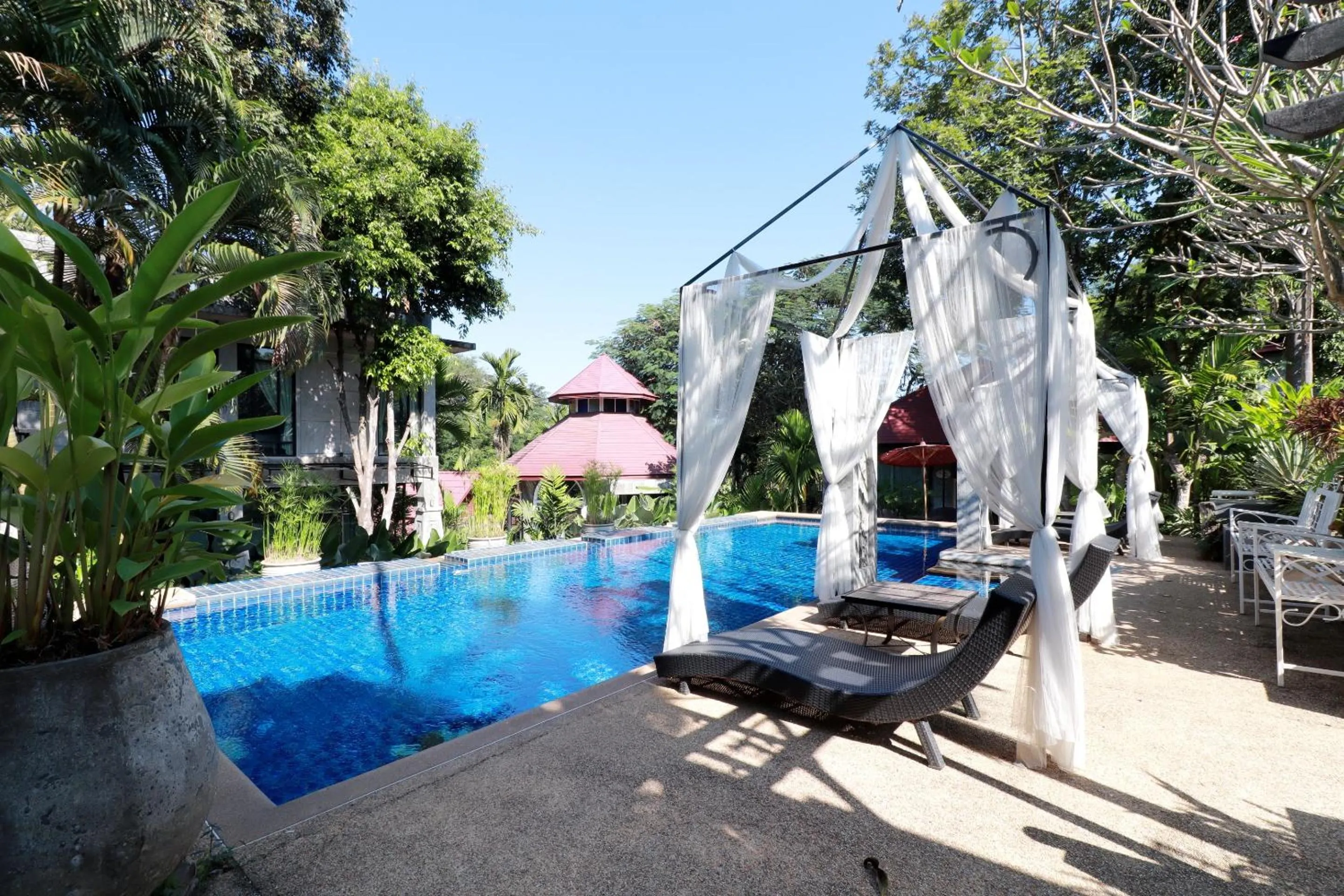 Swimming pool in Capital O 464 At Nata Chiangmai Chic Jungle