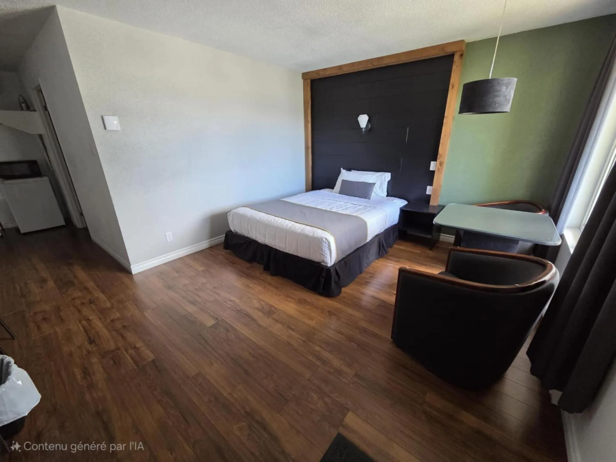 Bed in Motel Le Riviera