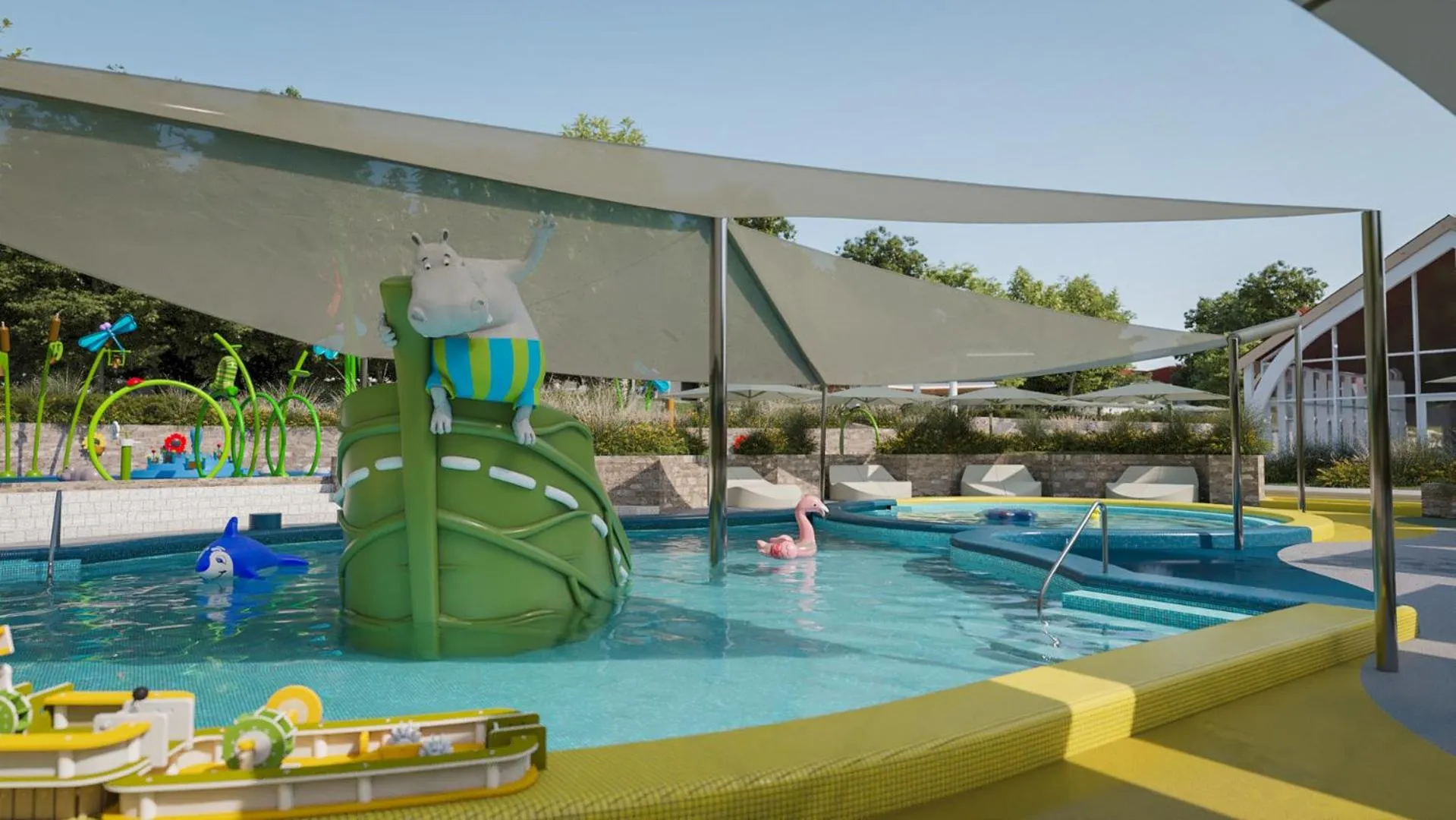 Swimming pool in Kolping Family Resort