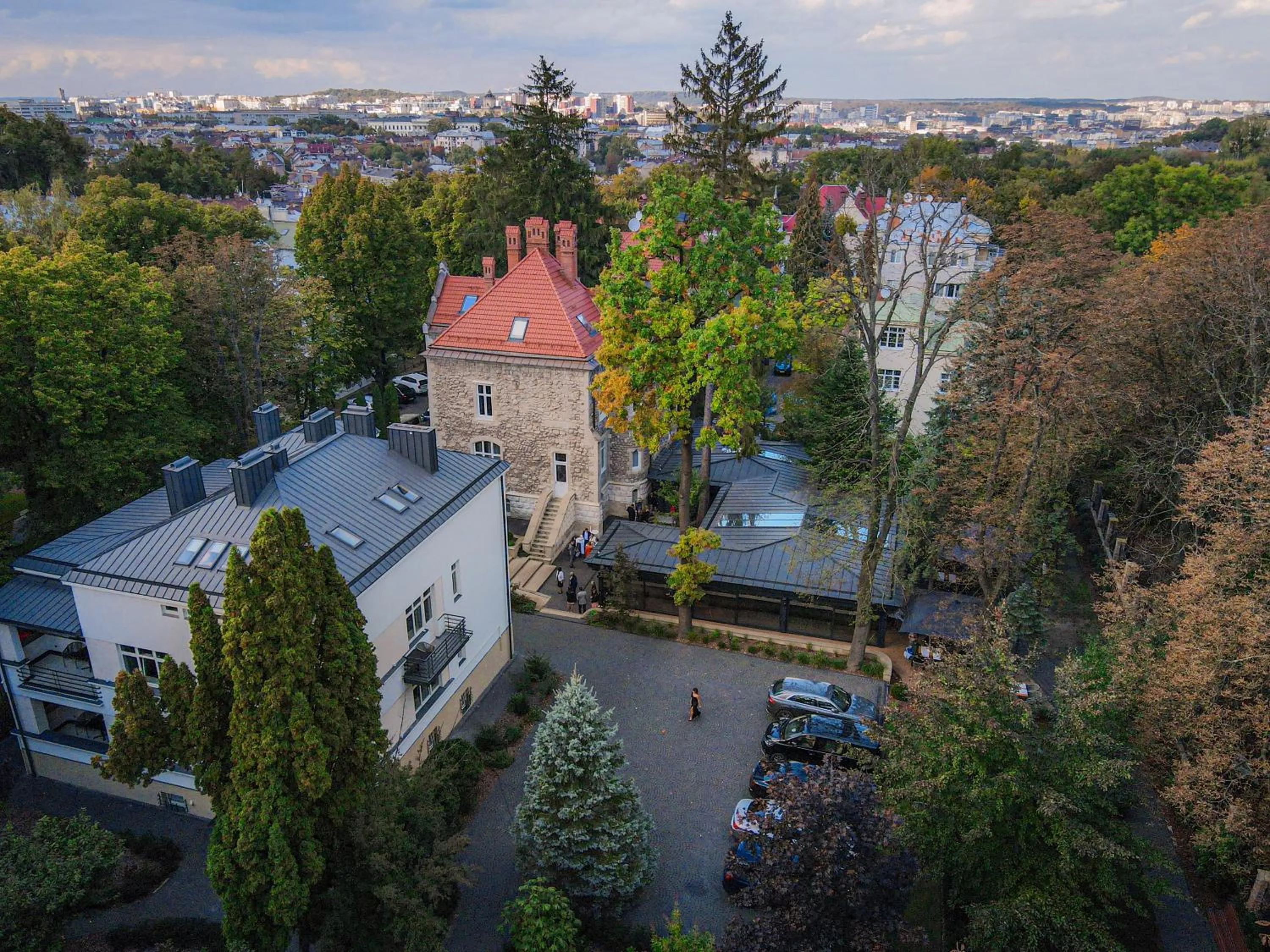 Bird's eye view in Lion's Castle Hotel