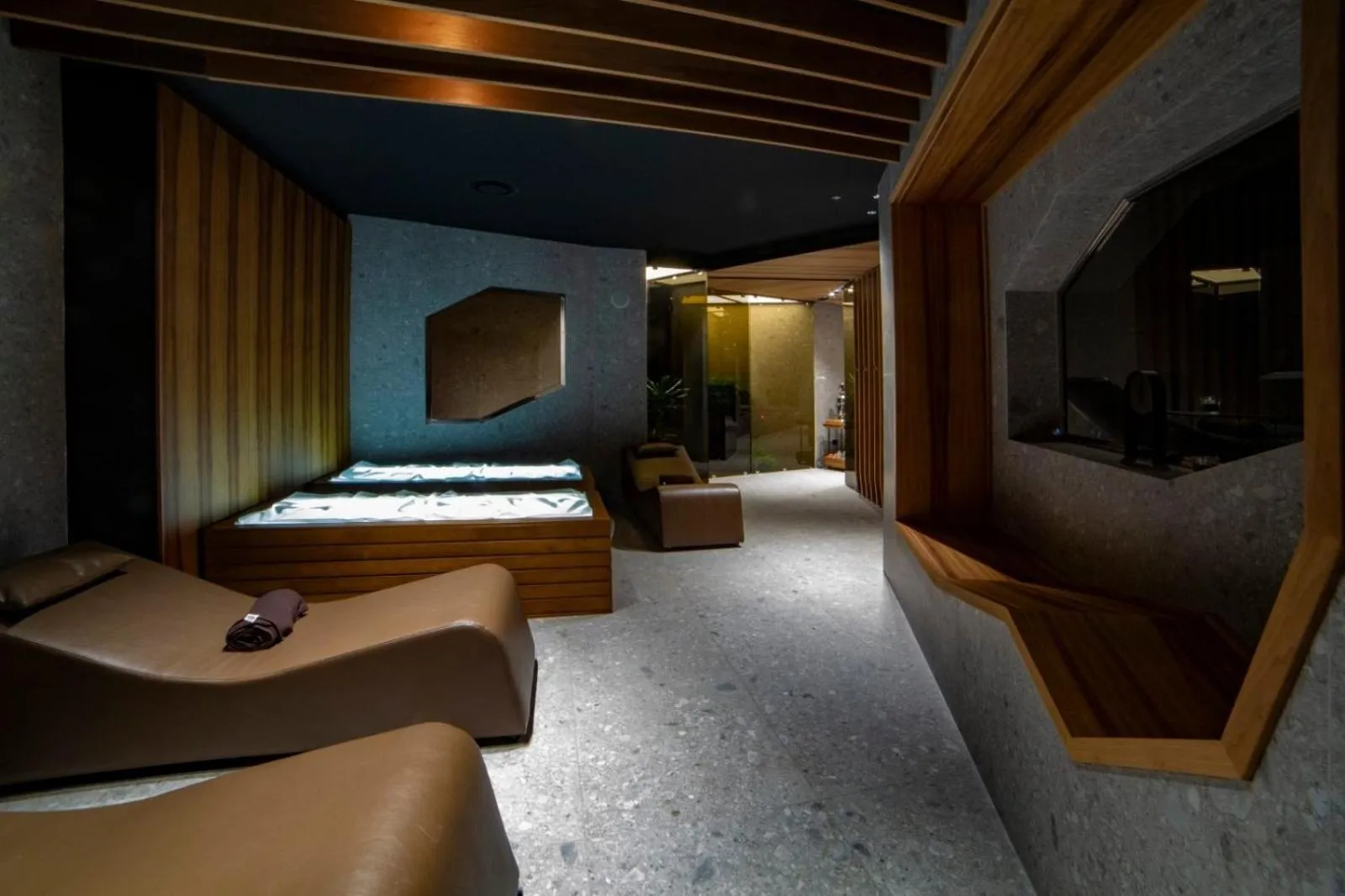 Spa and wellness centre/facilities, Bed in Grand Hotel Elite