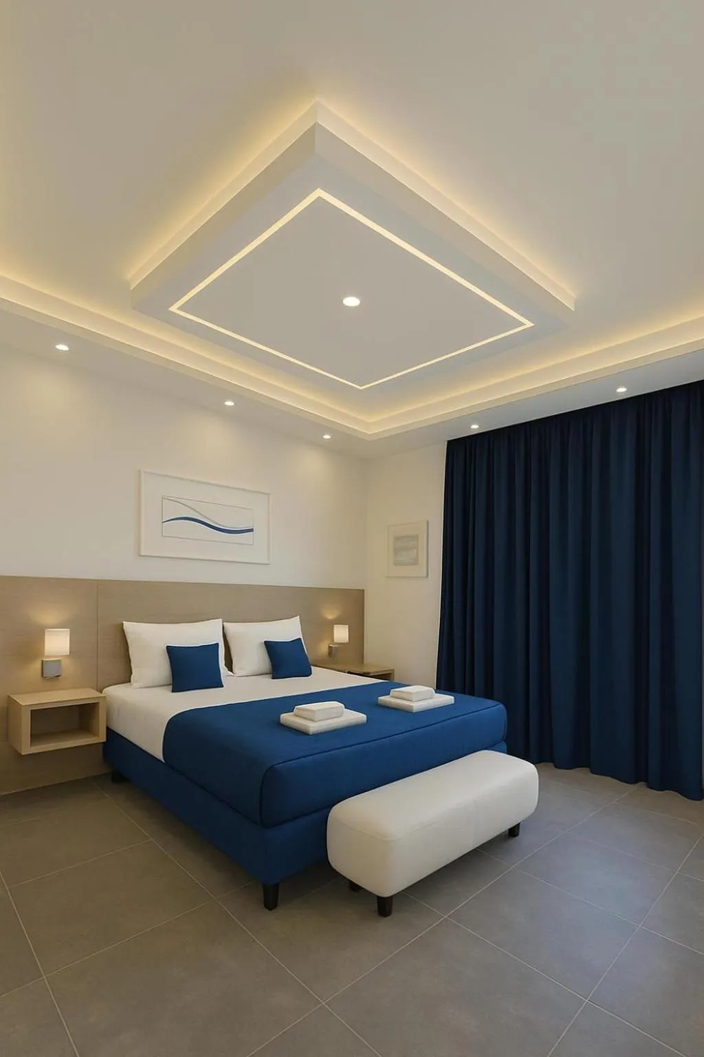 Bed in Hotel Sporting Club