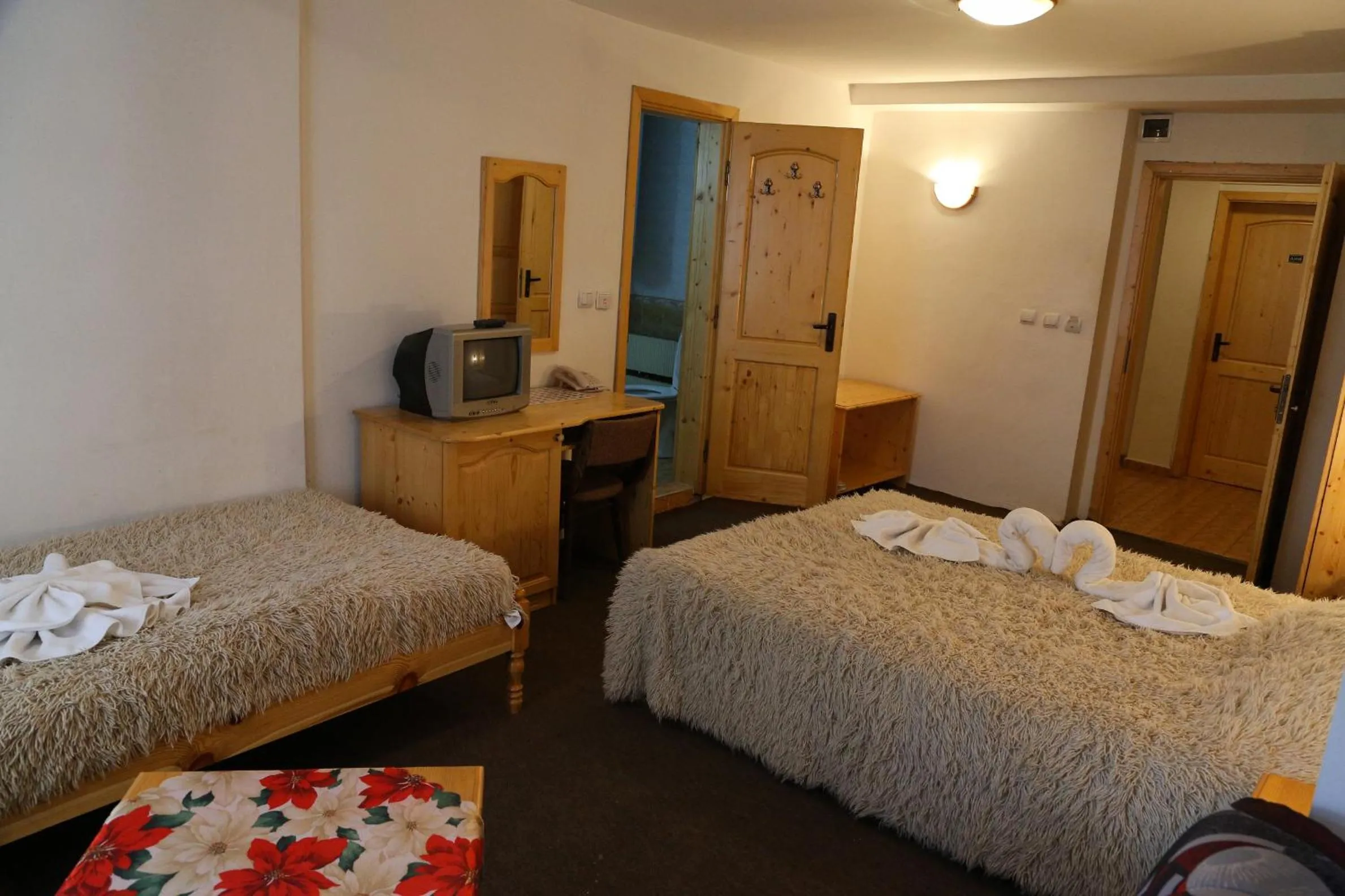 Bed in Family Hotel Bisser