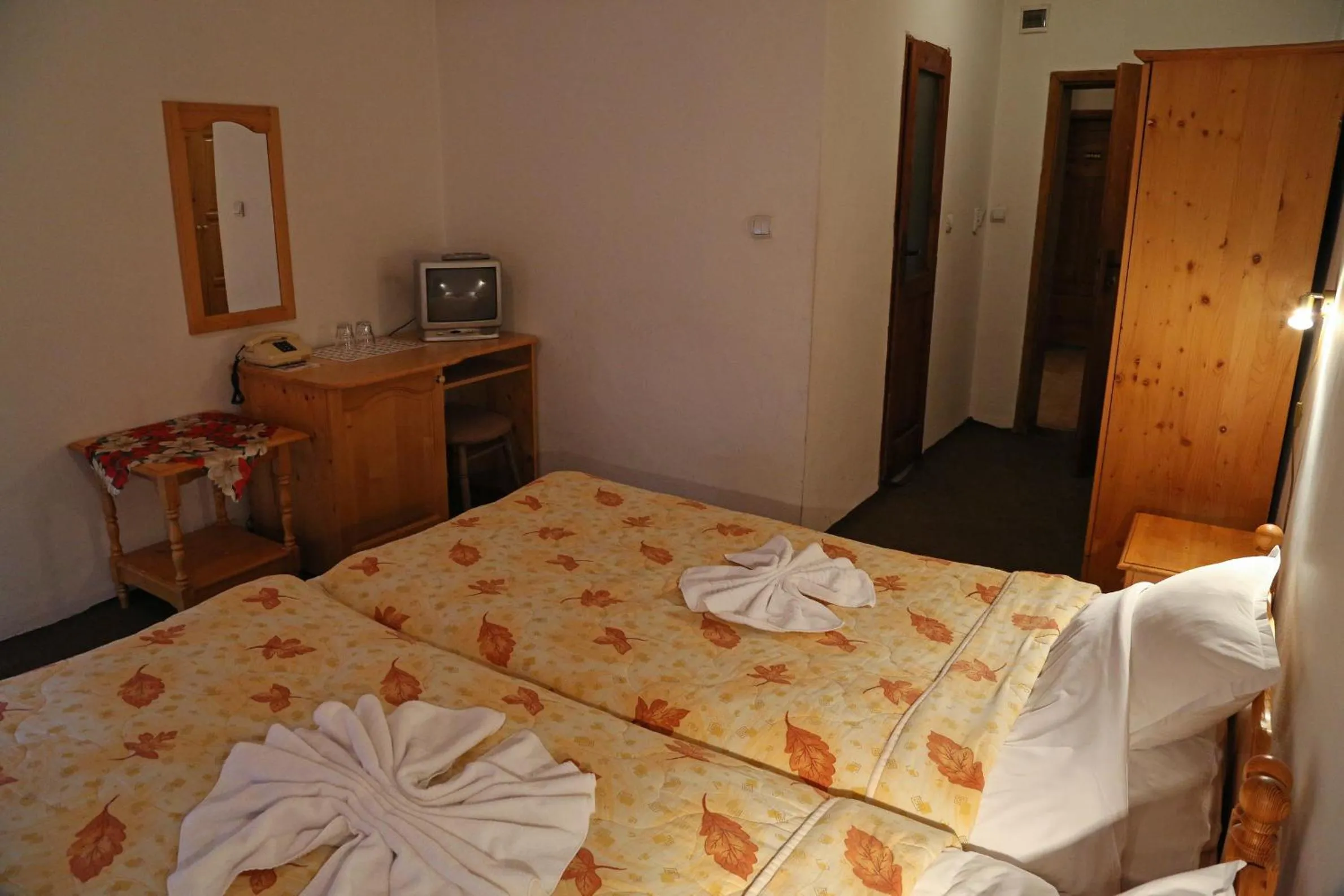 Bed in Family Hotel Bisser