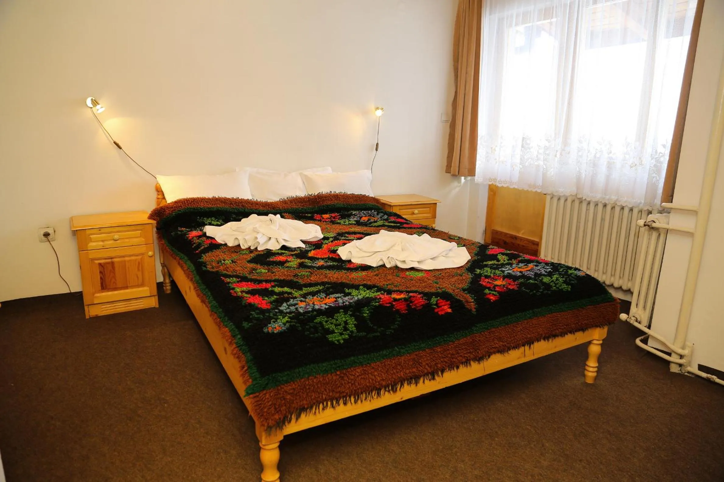Bed in Family Hotel Bisser