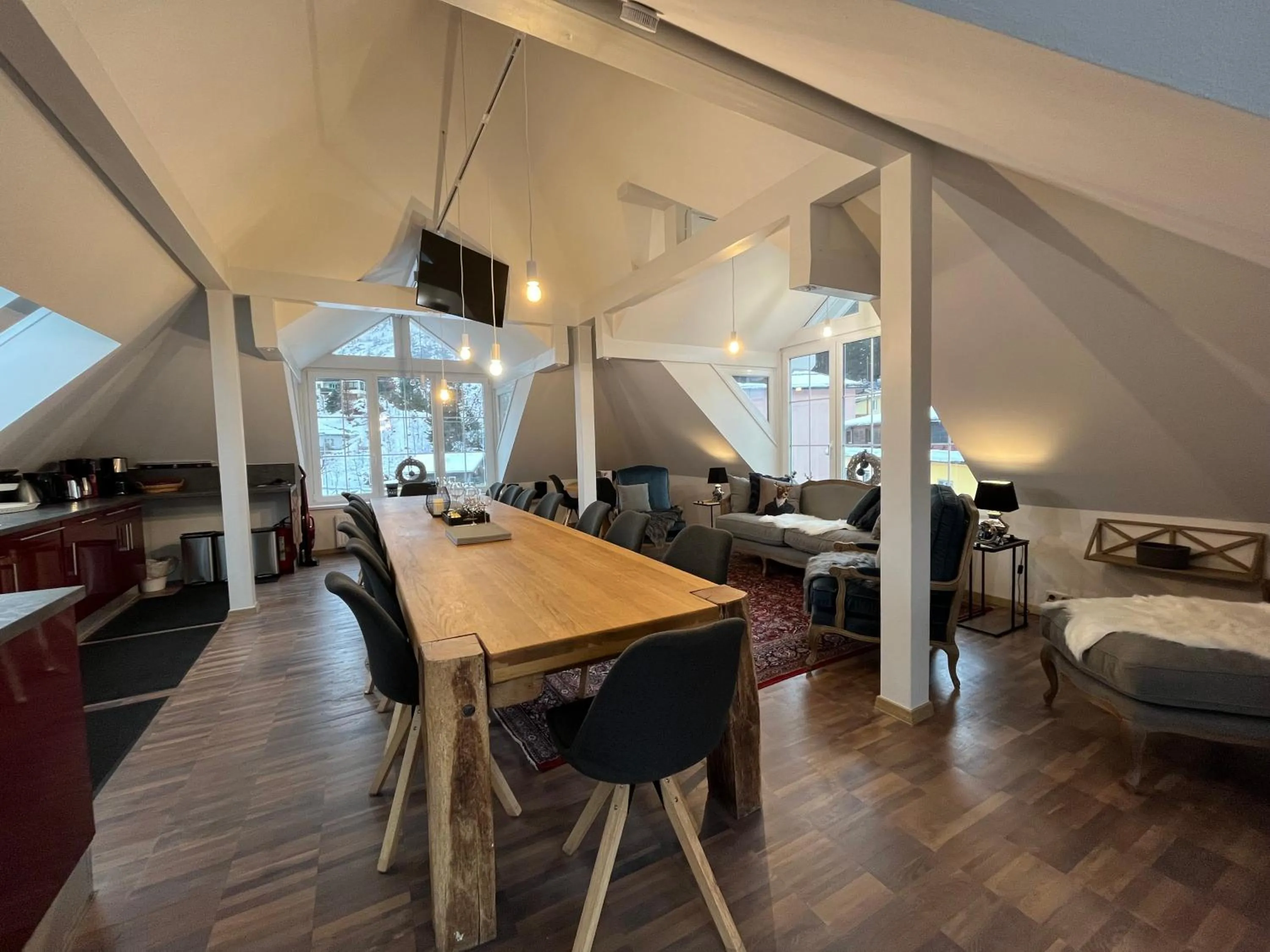 Dining area, Bed in Chalet Embacher by AlpenTravel