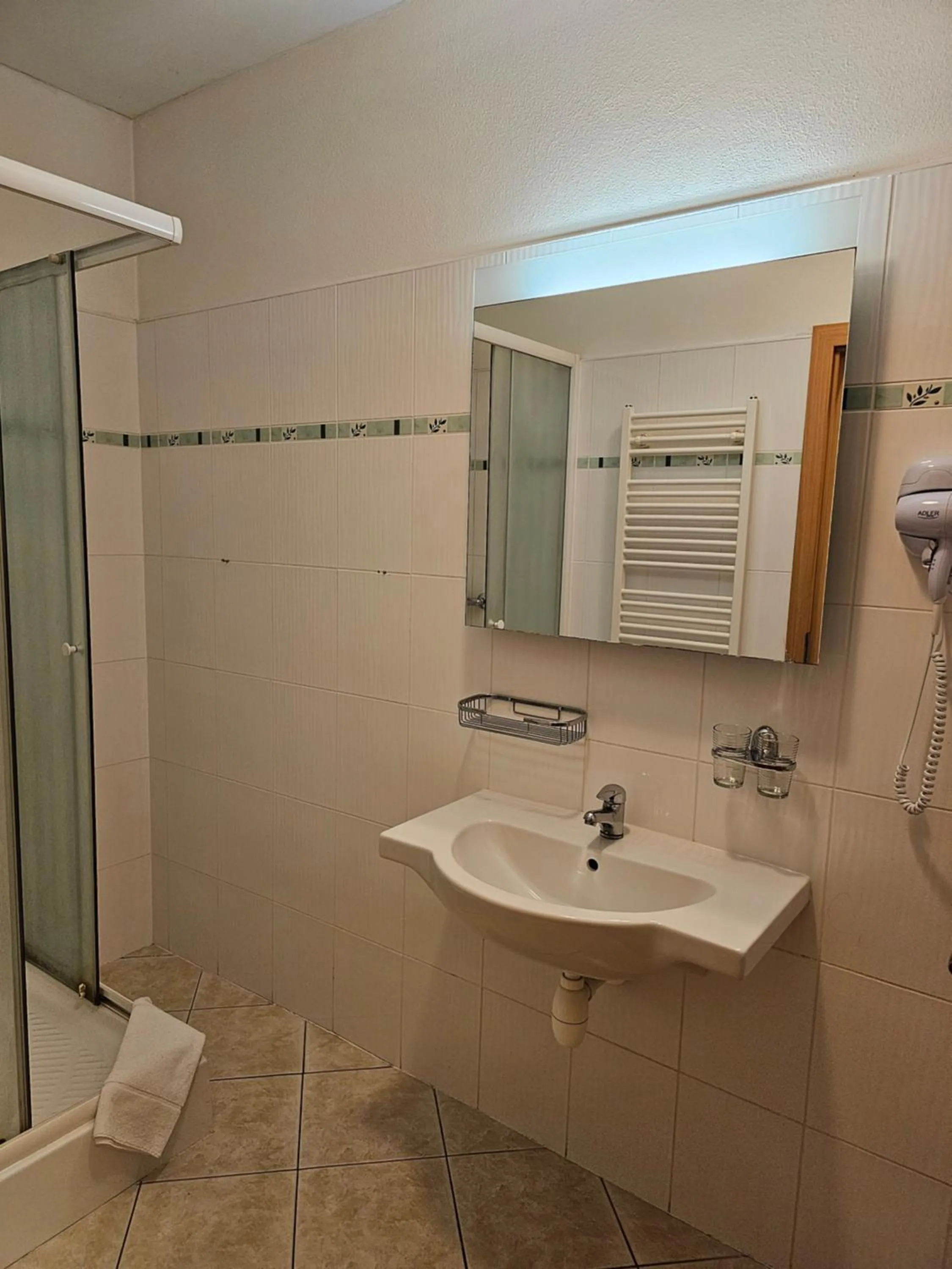 Shower in Hotel U Divadla