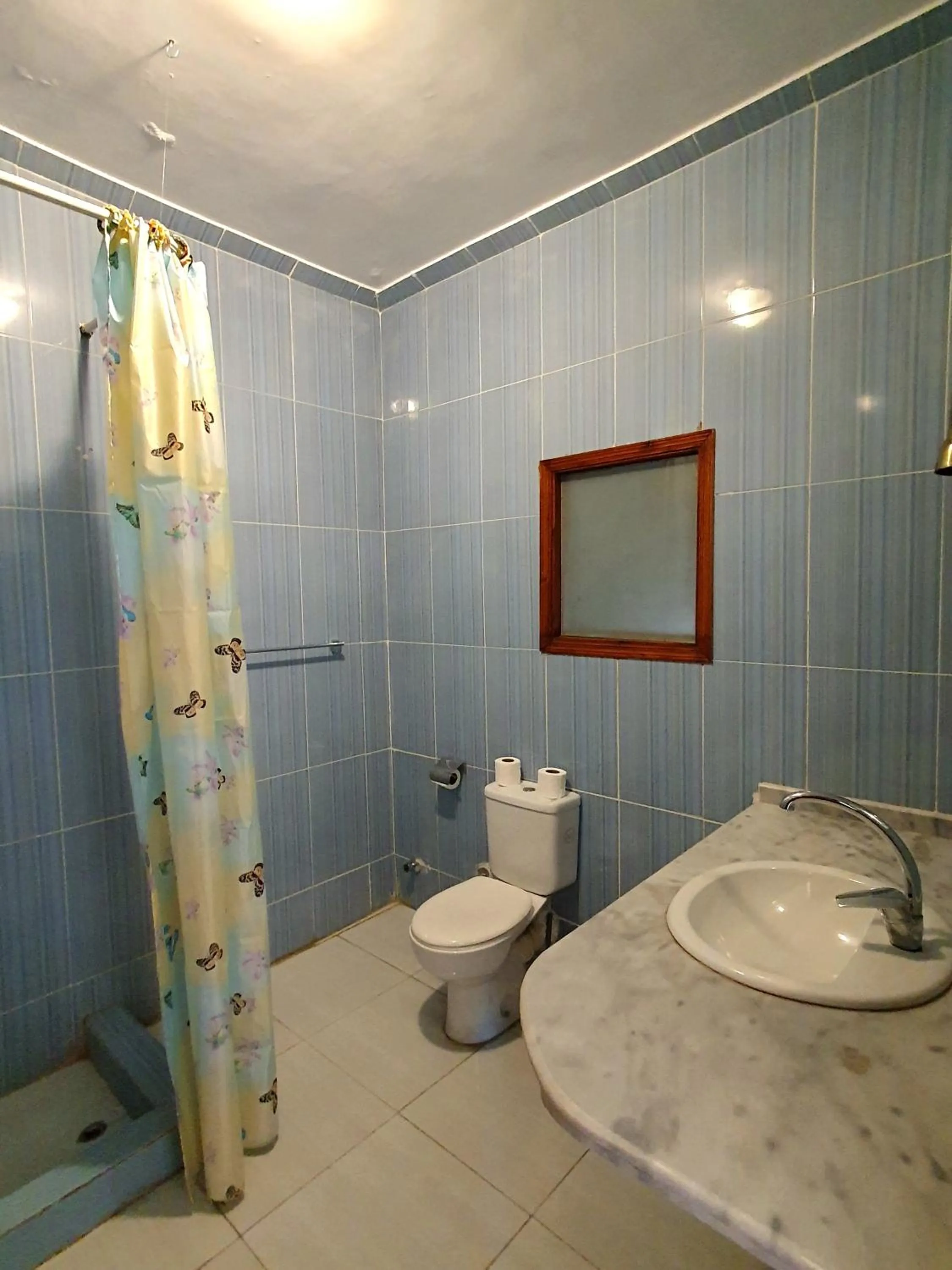 Bathroom in Thebes Hotel