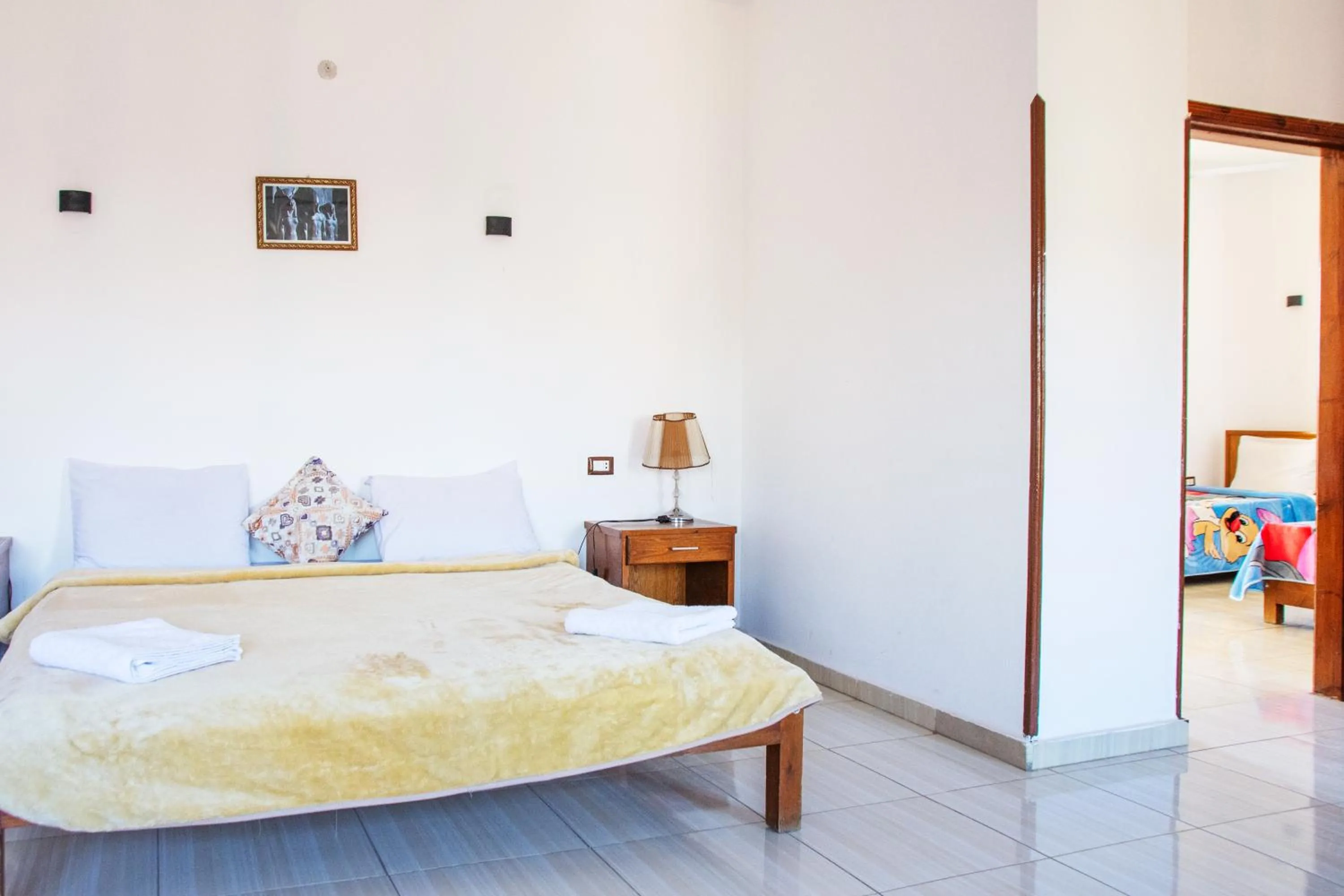 Decorative detail, Bed in Thebes Hotel