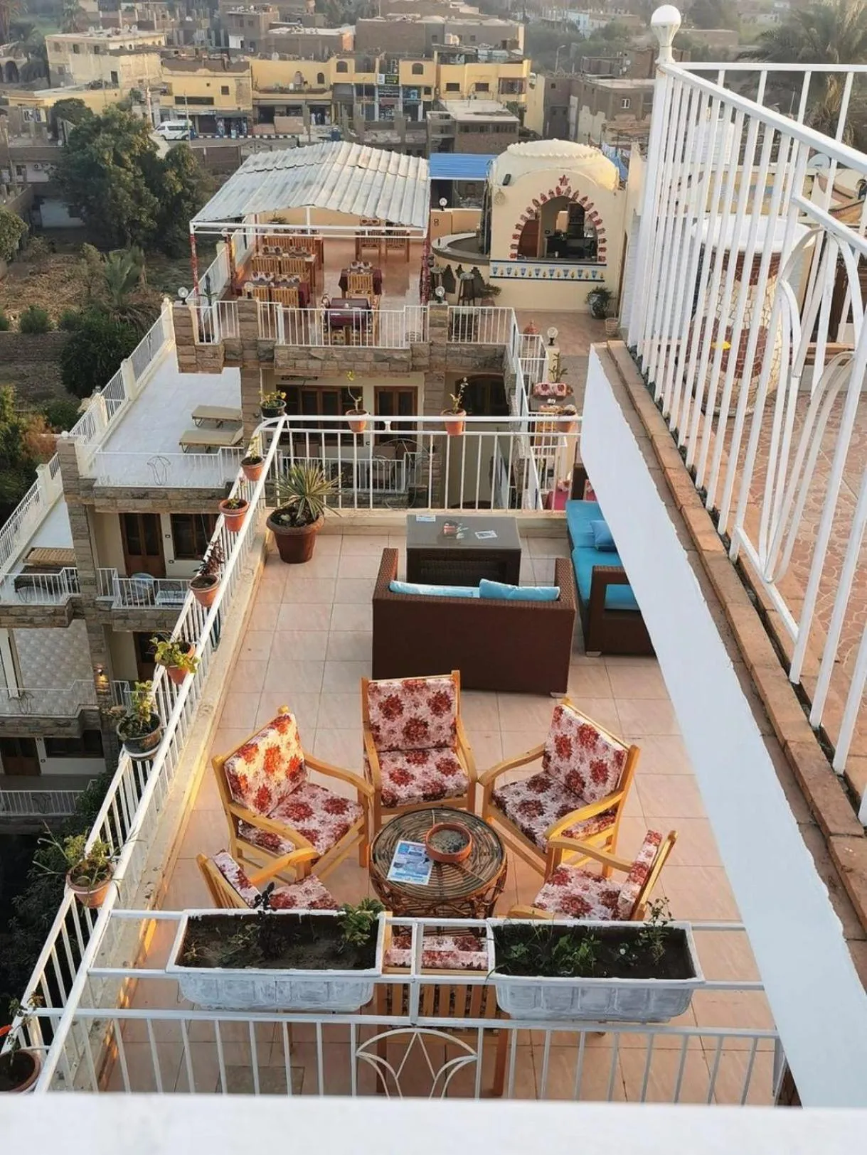 Bird's eye view in Thebes Hotel
