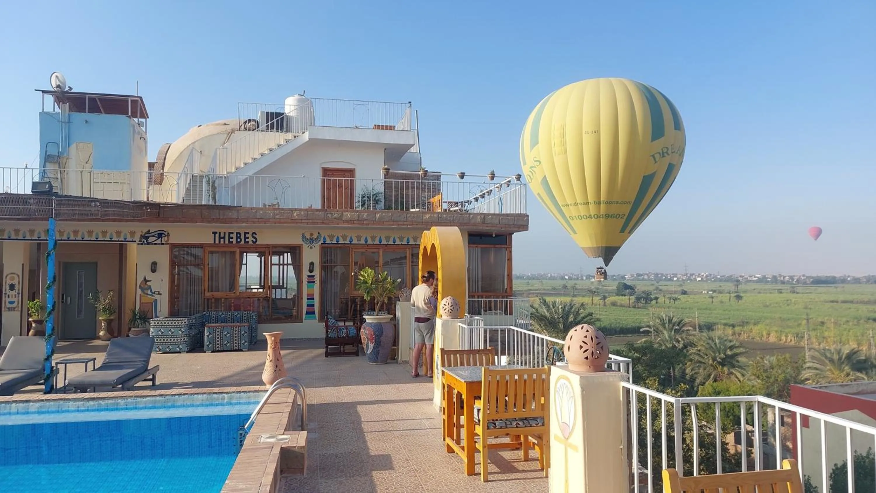 Mountain view in Thebes Hotel