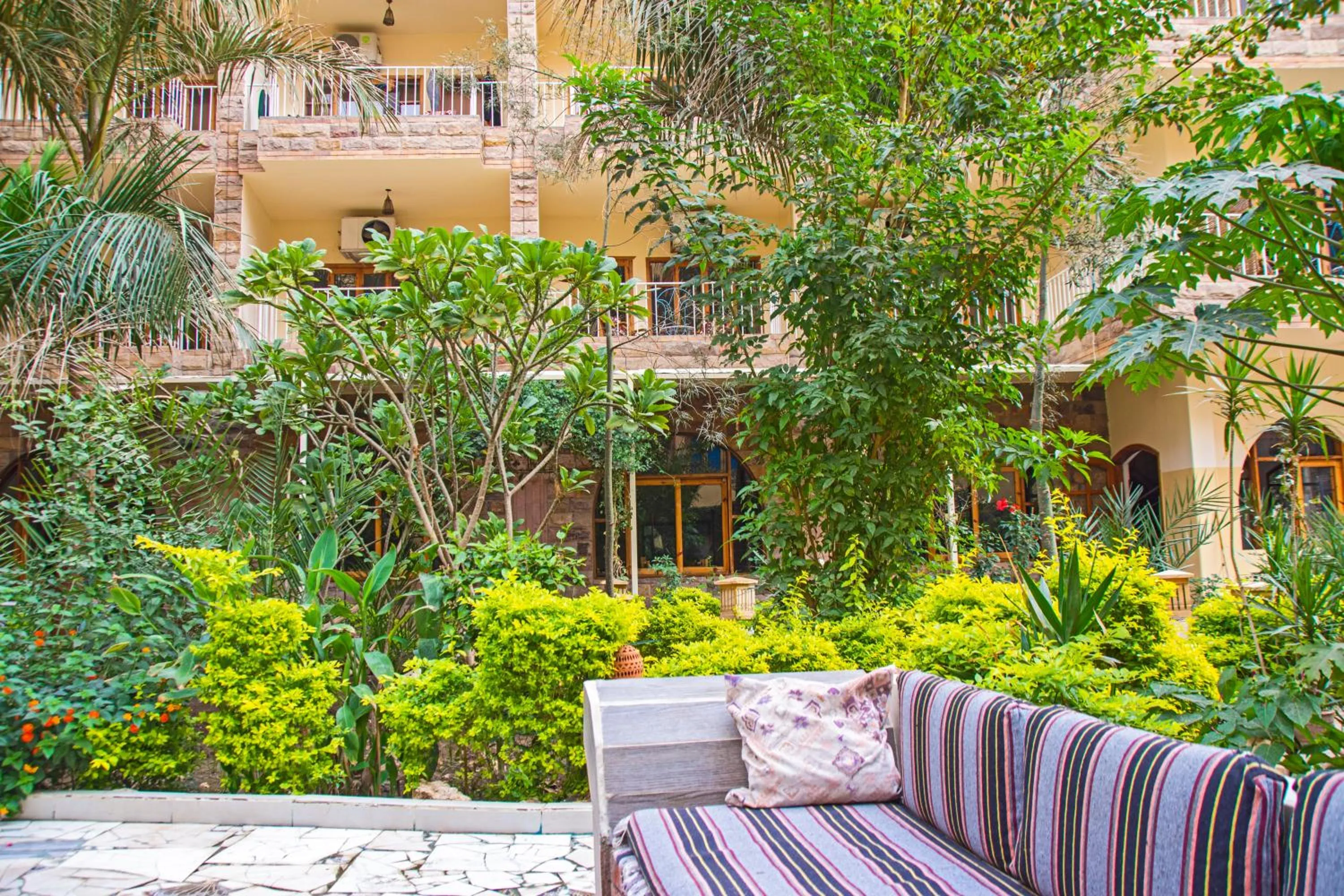 Garden in Thebes Hotel